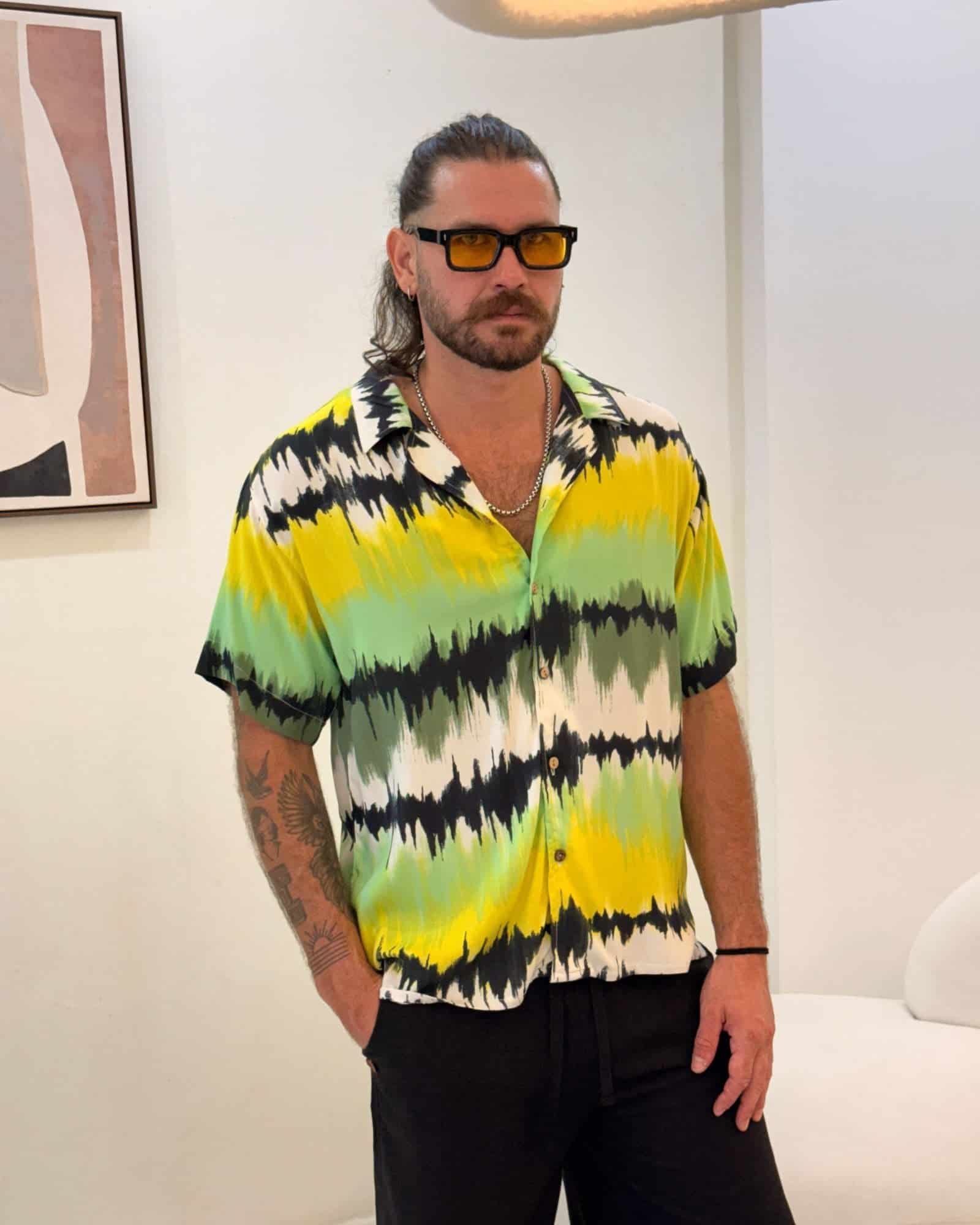 Camisa 3/4 reggae - miniatura 1
