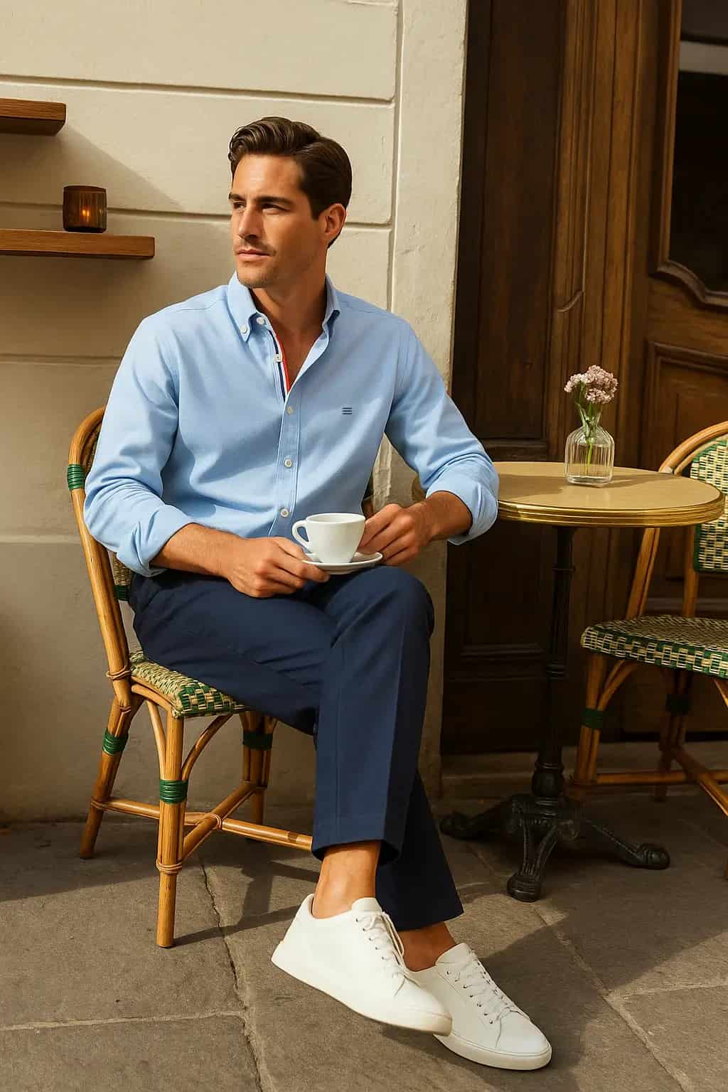 Camisa Royal Oxford - Blu République - miniatura 8