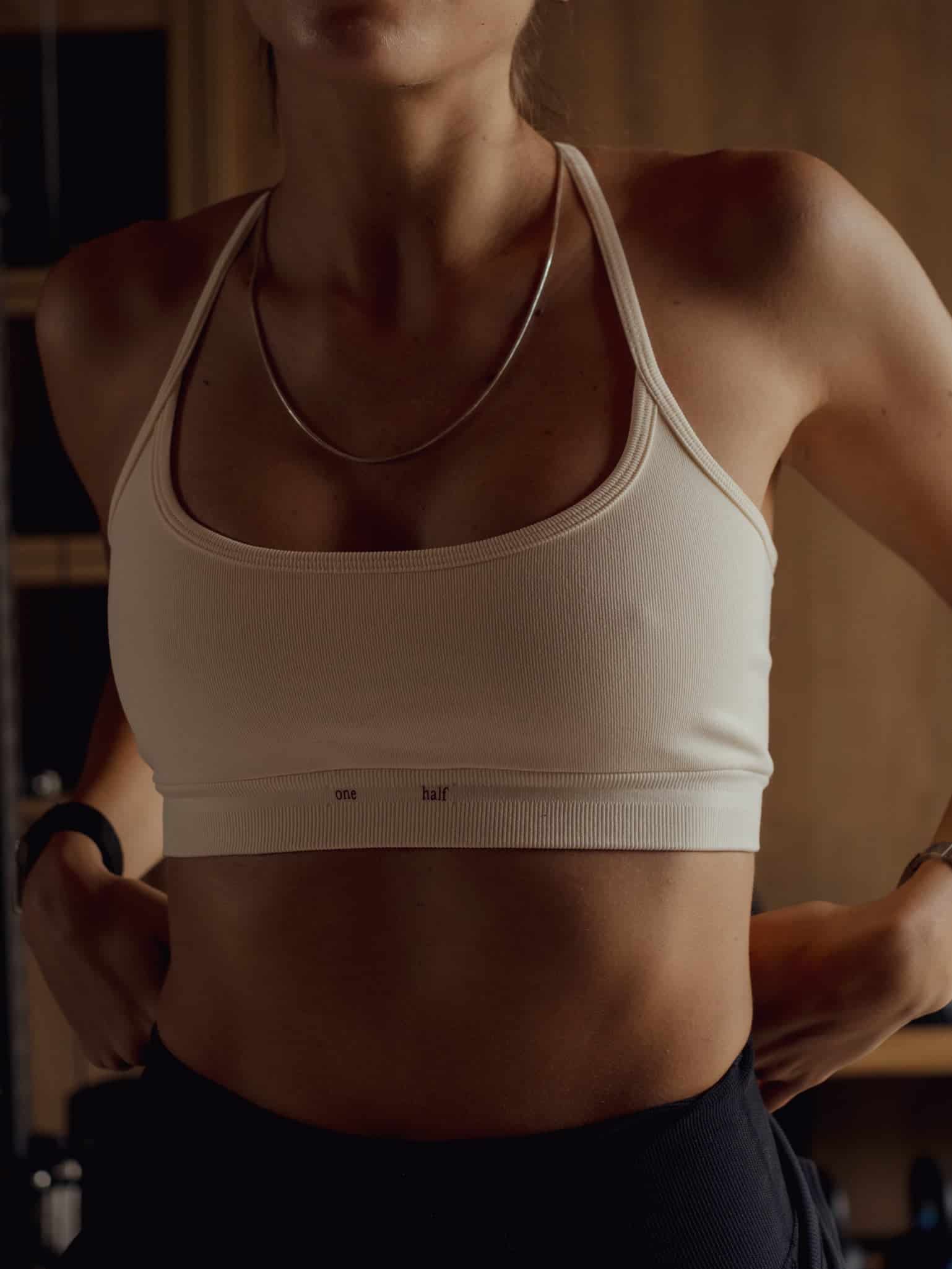 AIRY SEAMLESS CROP TOP - VANILLA - miniatura 7