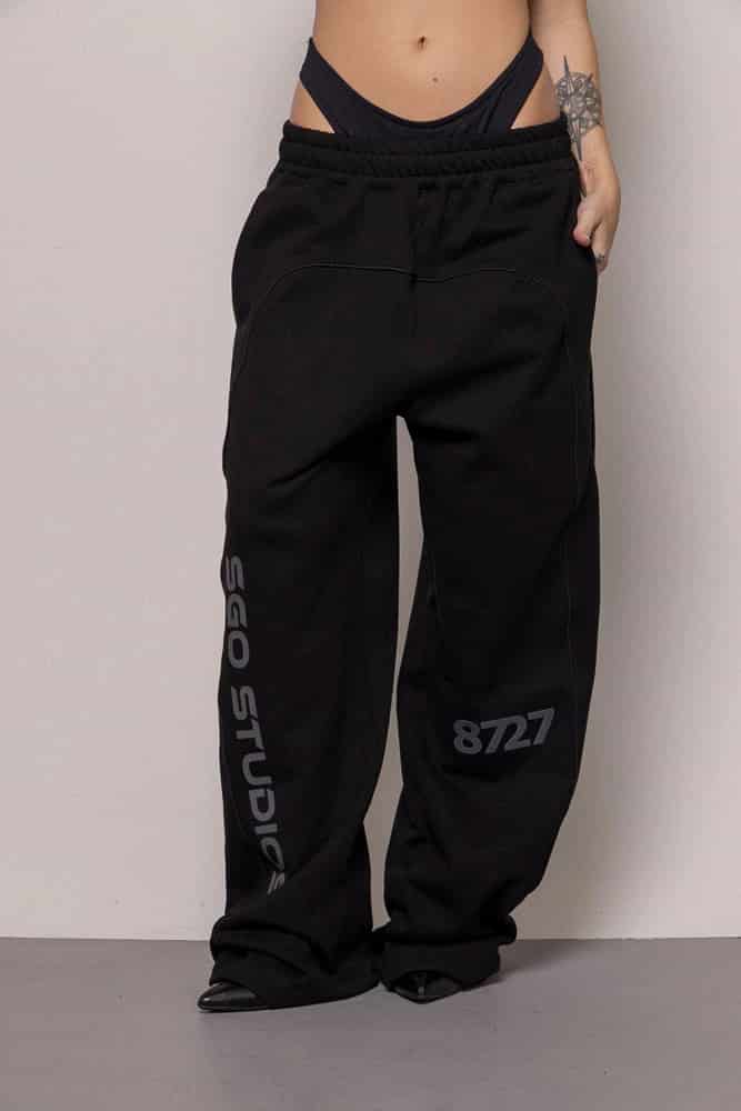 Sudadera 8727 Sgo Dama-Negra - miniatura 2