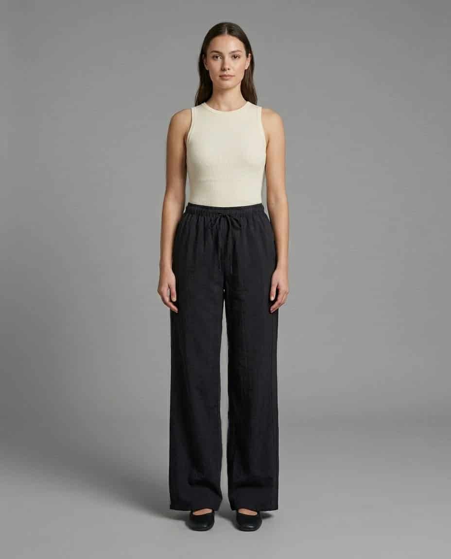 Pantalón Negro Jaspeado - miniatura 4