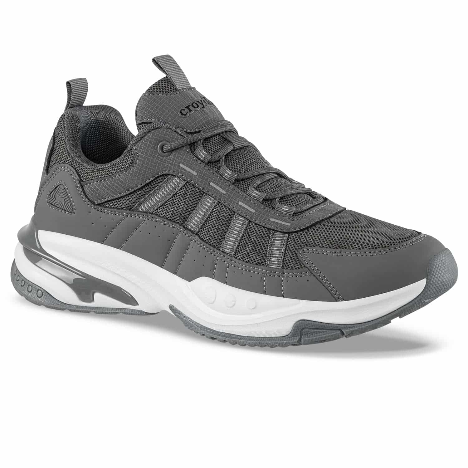 Tenis Urbanos Umodile Gris Osc Croydon para Hombre - miniatura 1