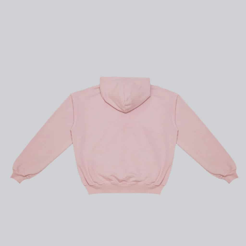 Hoodie BLOCK rojo sobre rosa - miniatura 2