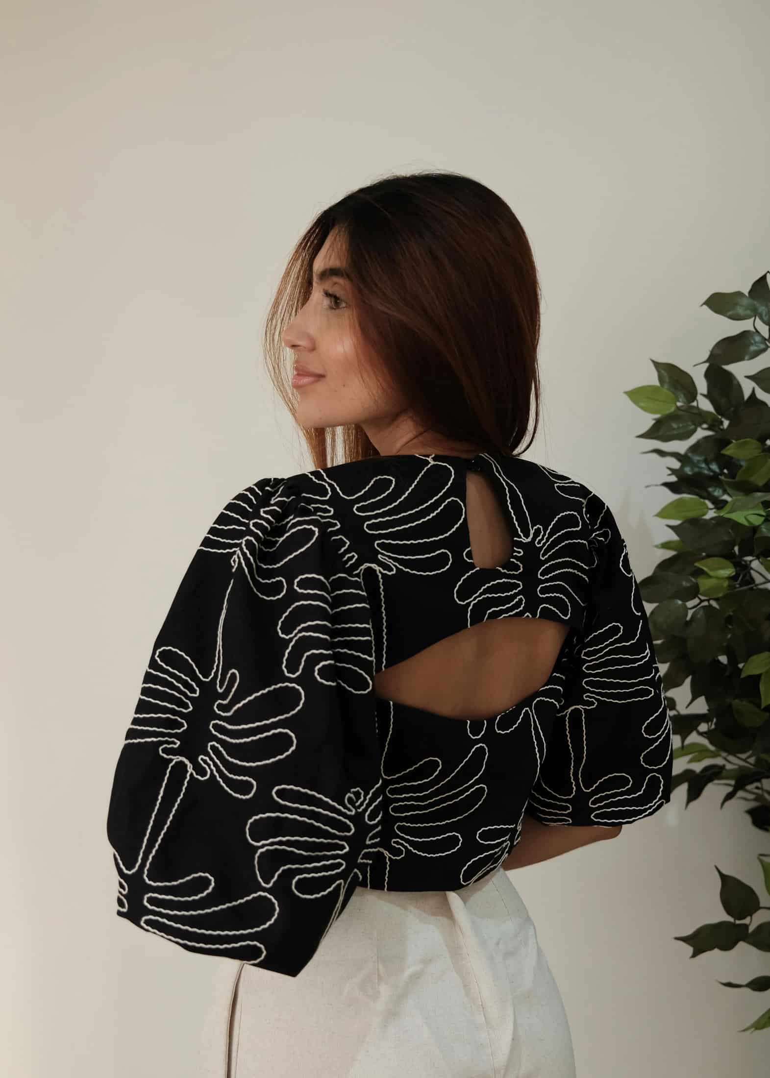 Blusa Palmeras Muestra - miniatura 2