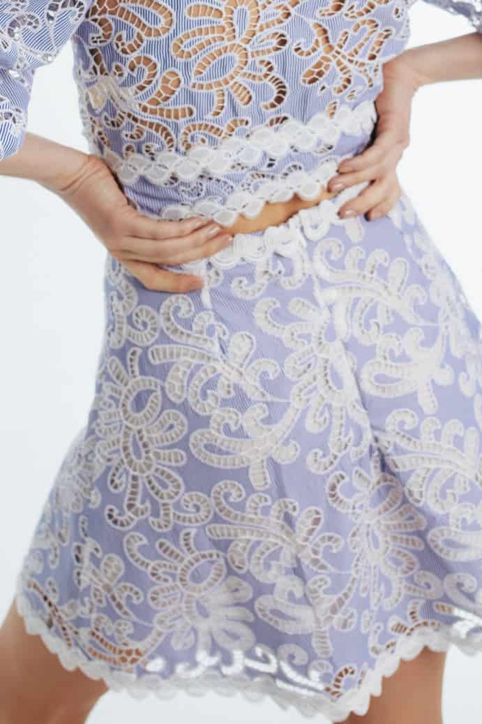 CECIL MINI SKIRT BLUE - miniatura 2