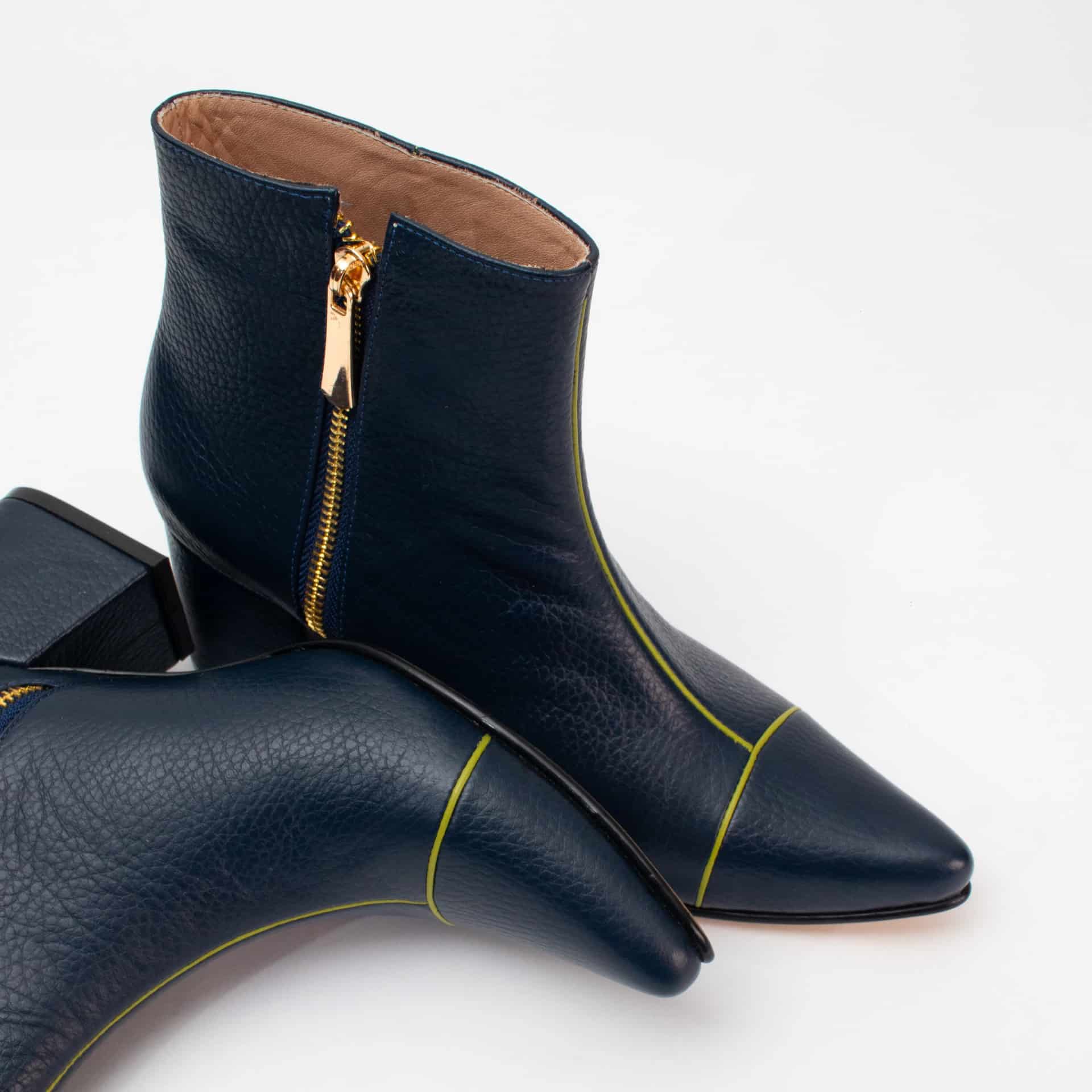 ANKLE boots - Navy blue x pistachio - miniatura 3