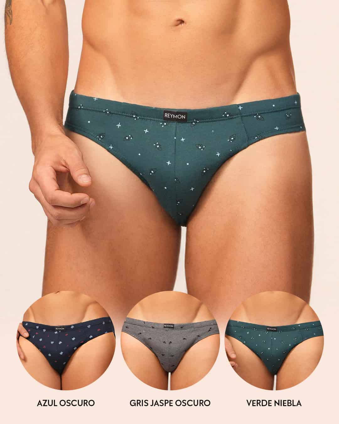 Tanga Algodón estampada PAQUETE x3 Ref.1003 - miniatura 2