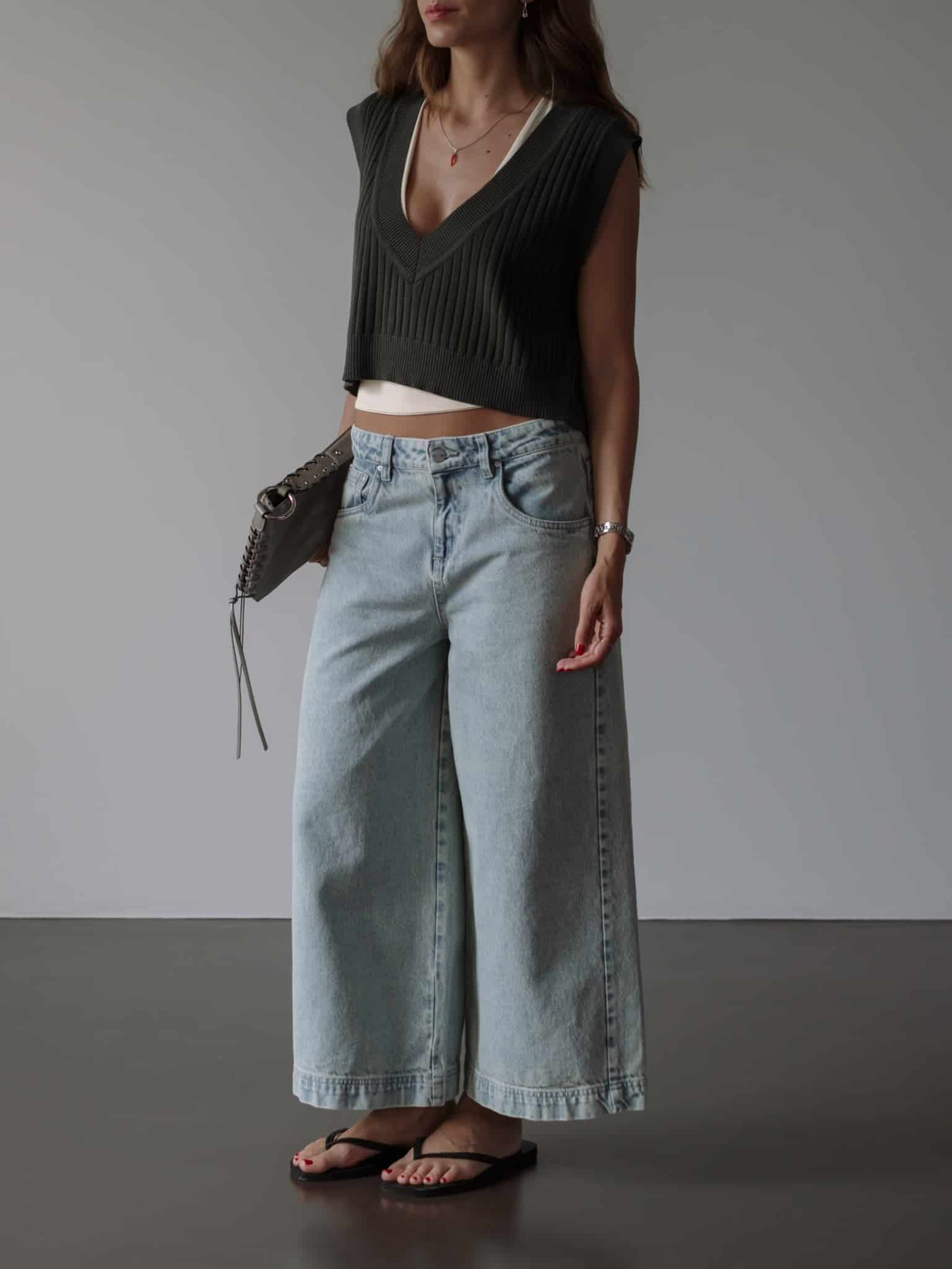 THE CULOTTE CLASSIC JEAN - NEW SOFT BLUE - miniatura 3