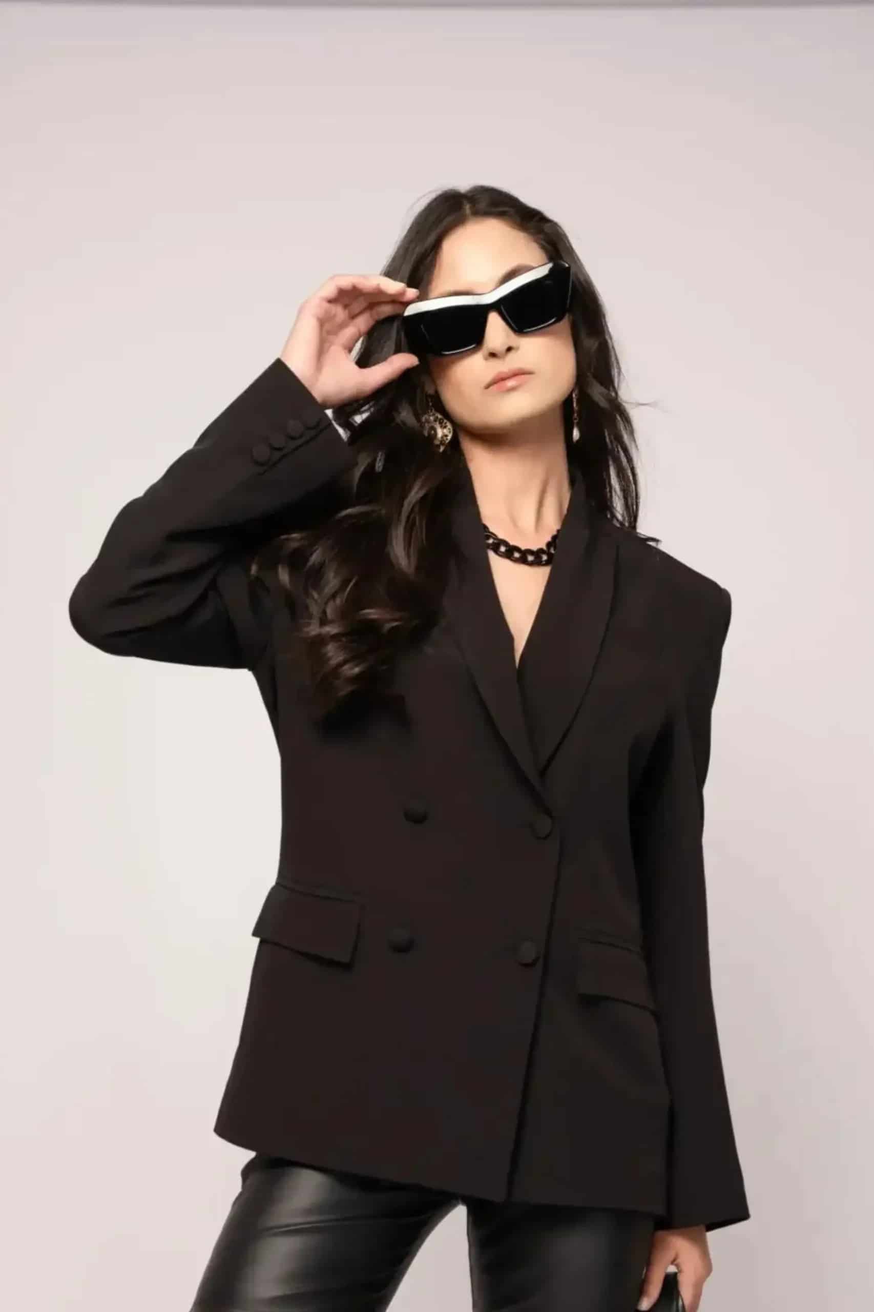 Blazer Cruzado Oversized - miniatura 1