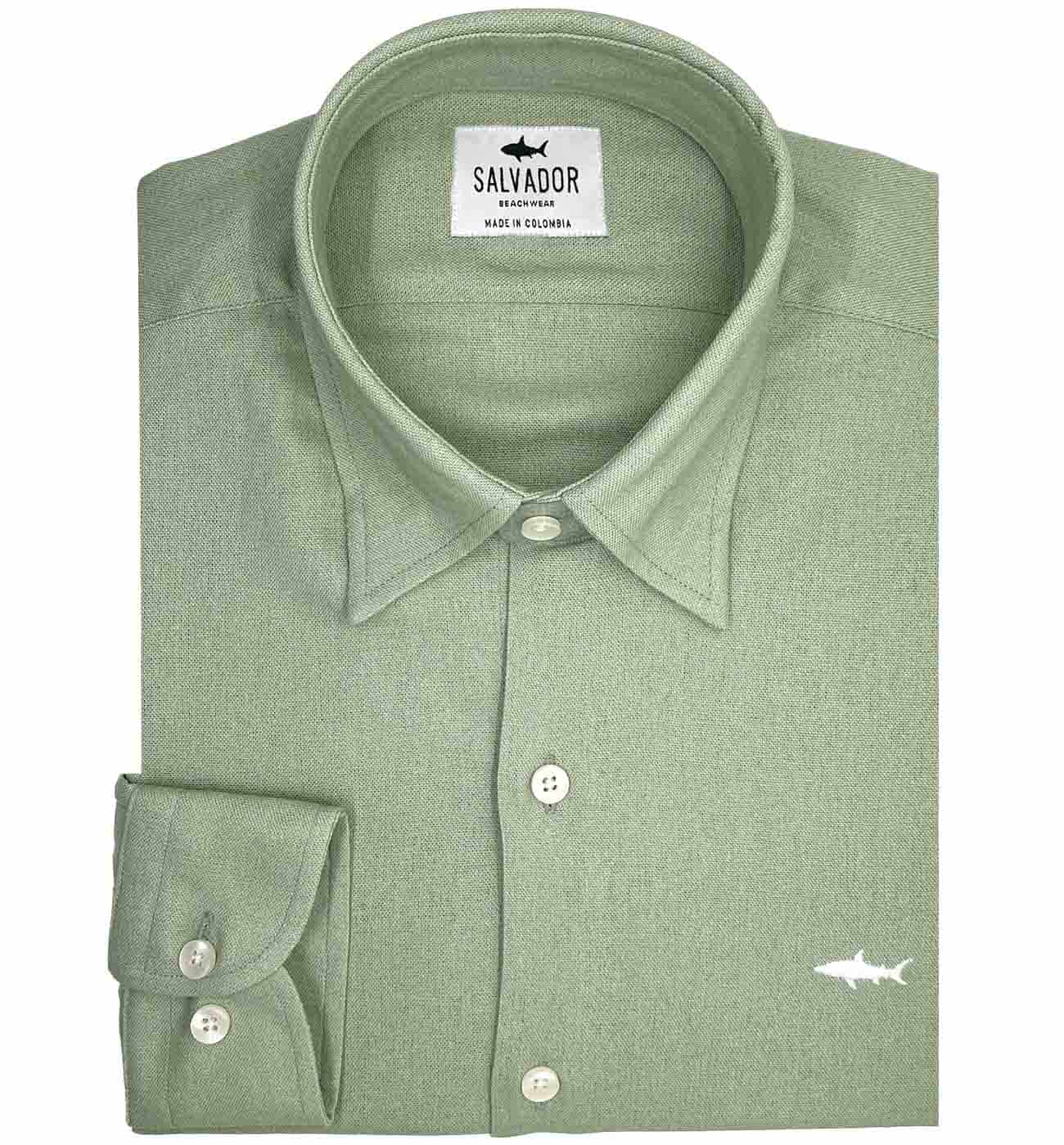 CAMISA VERDE DUNNOS - miniatura 1