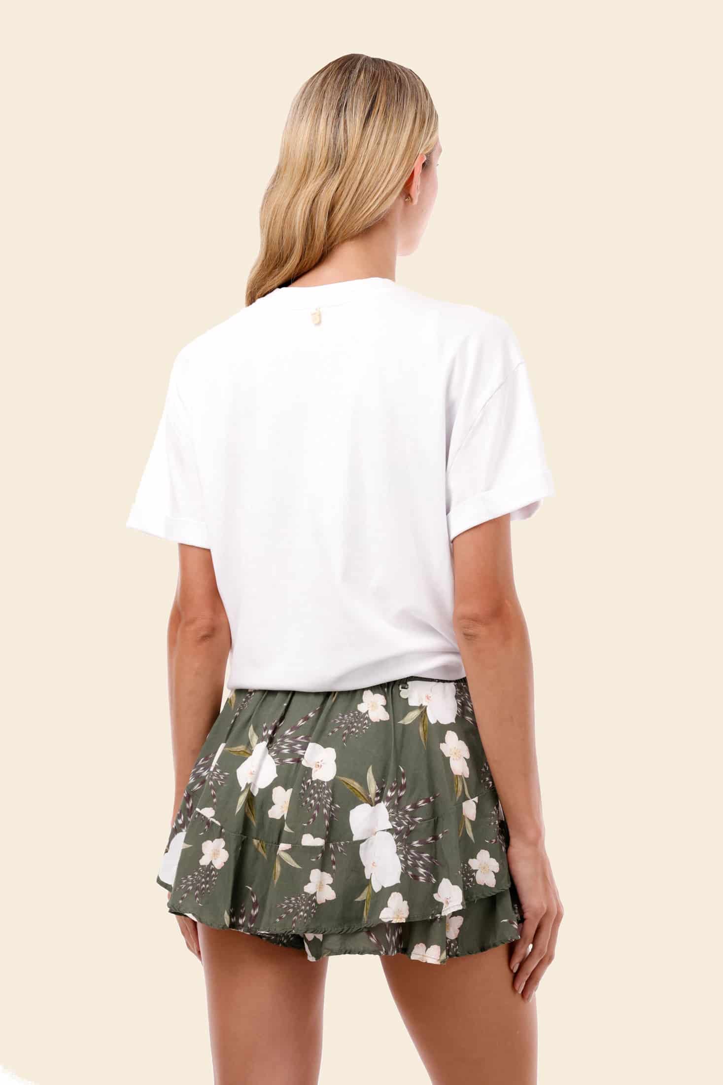 White Kain Oversize T Shirt - miniatura 2