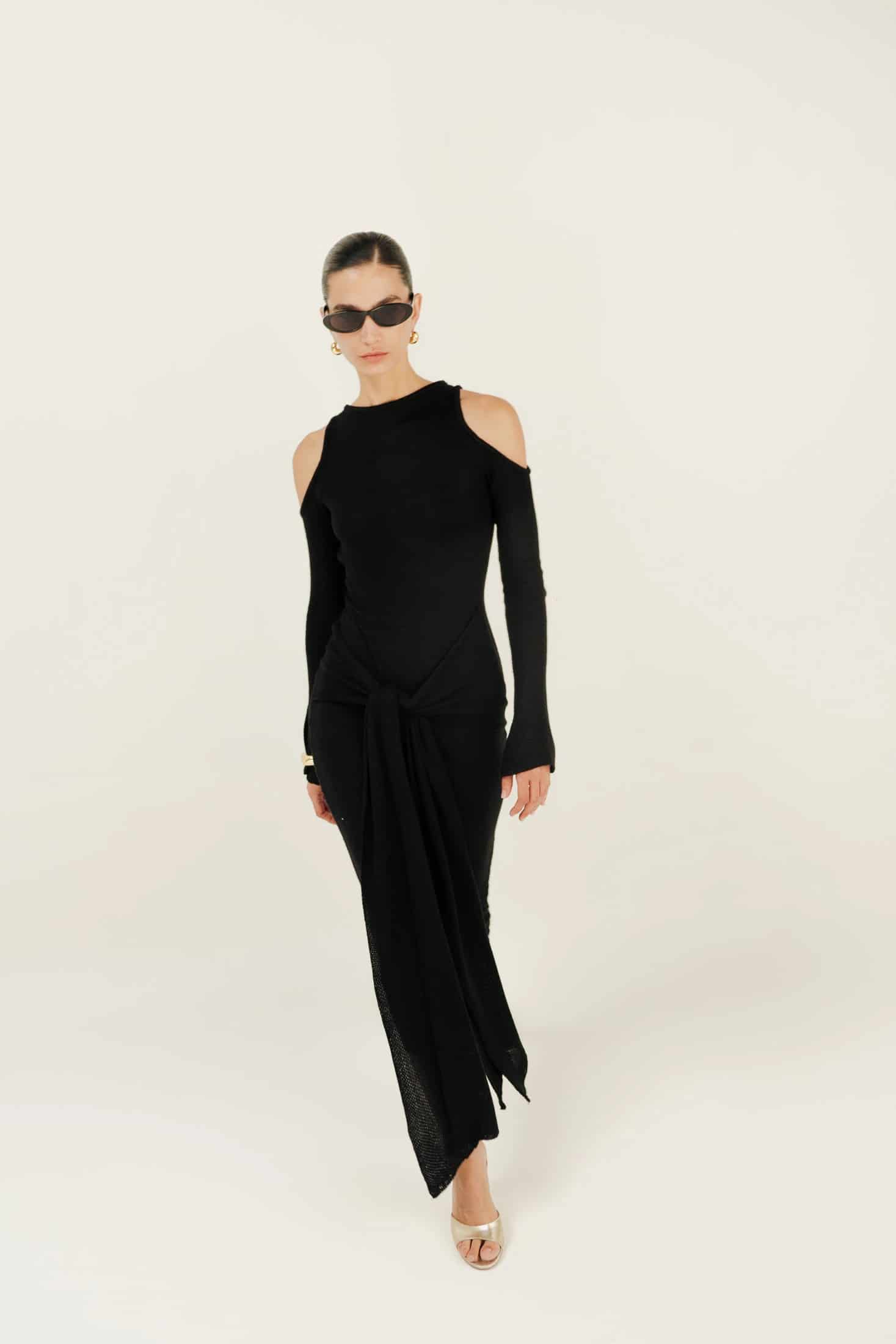 VESTIDO VOLVER AL VALLE - BLACK - miniatura 4
