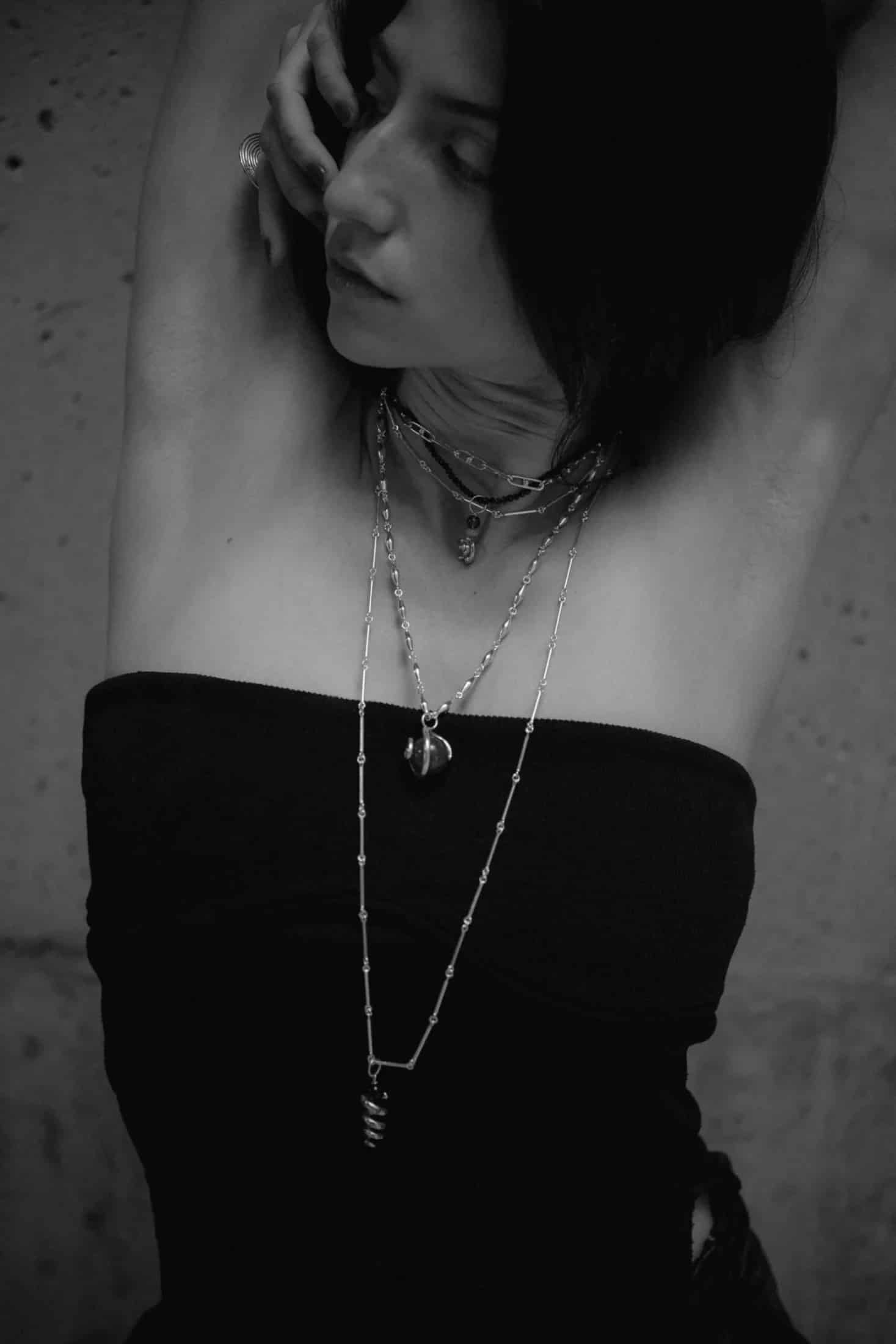 Ummu Onyx Pendant Silver - miniatura 3