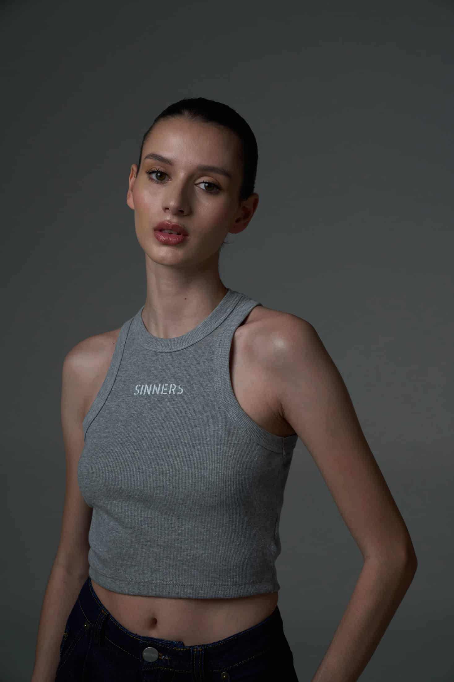 SINNERS GRAY WOMEN TANK TOP - miniatura 6