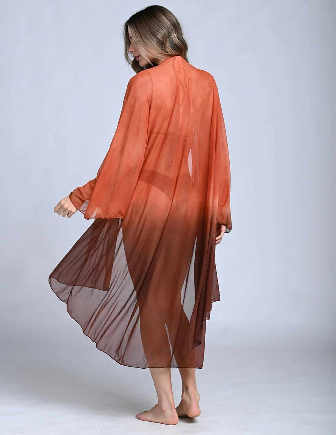 Kimono Hoor Ochre + Brown - miniatura 2