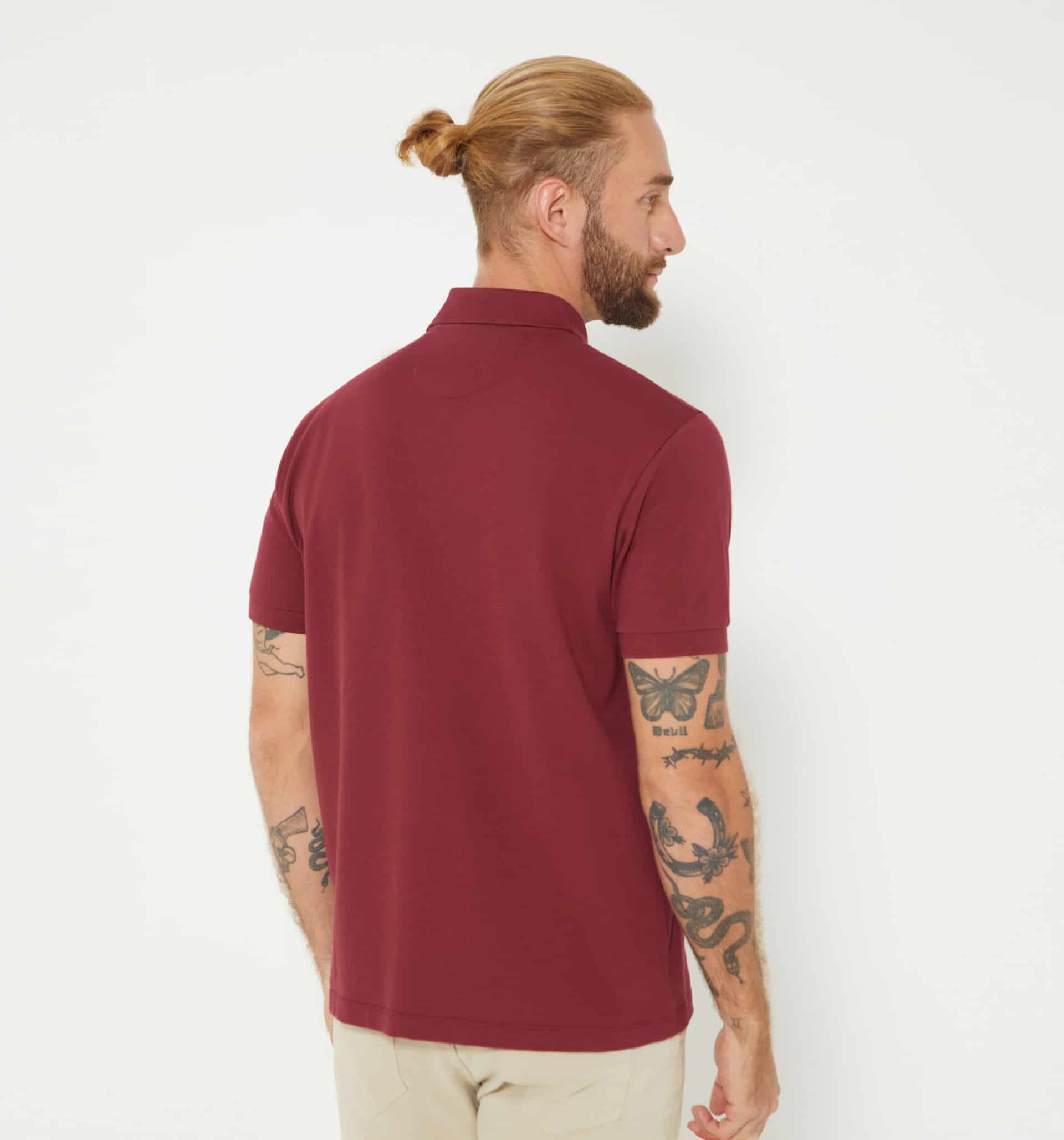 Polo básico para hombre slim fit - miniatura 18