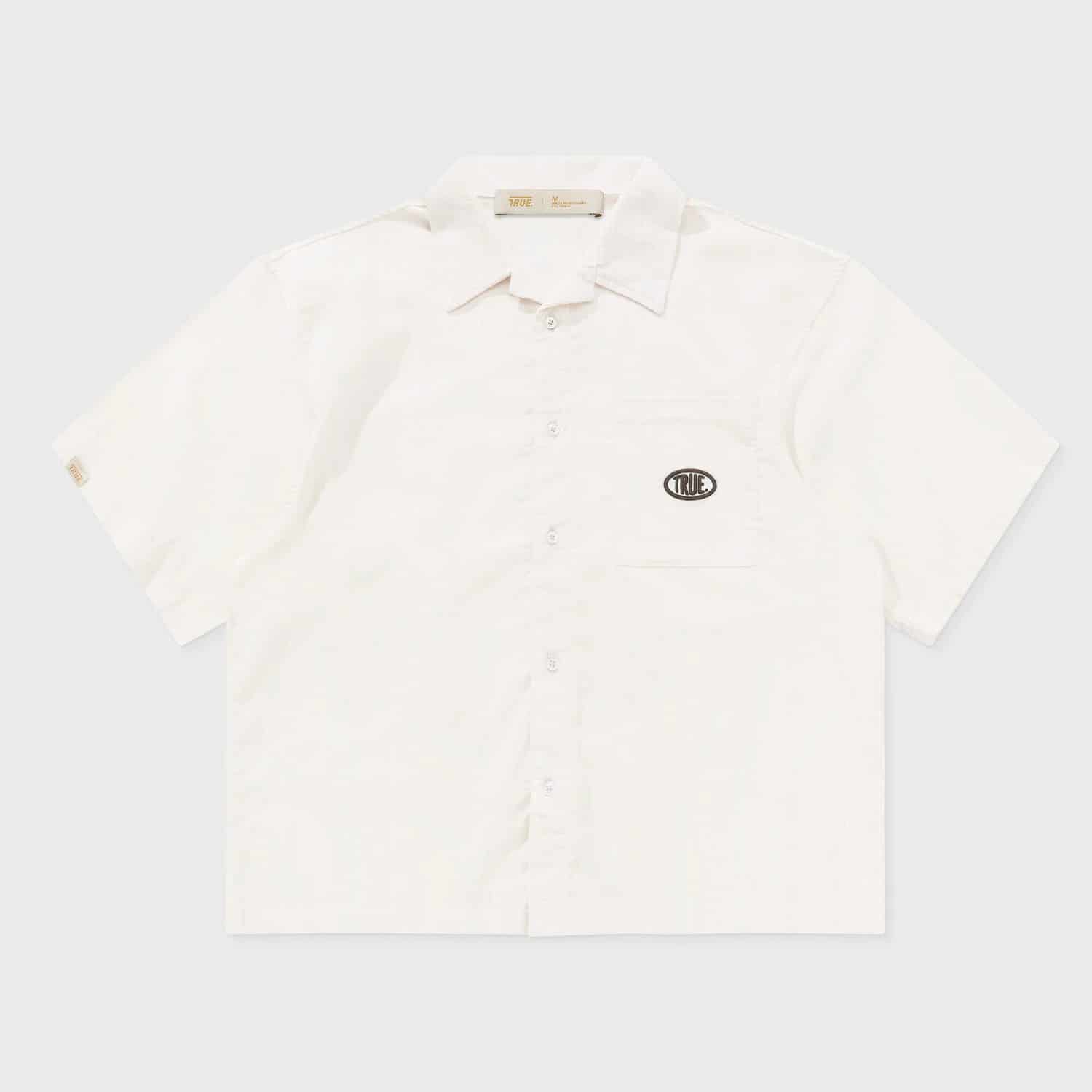 Midnight Corduroy Shirt - Cream - miniatura 1
