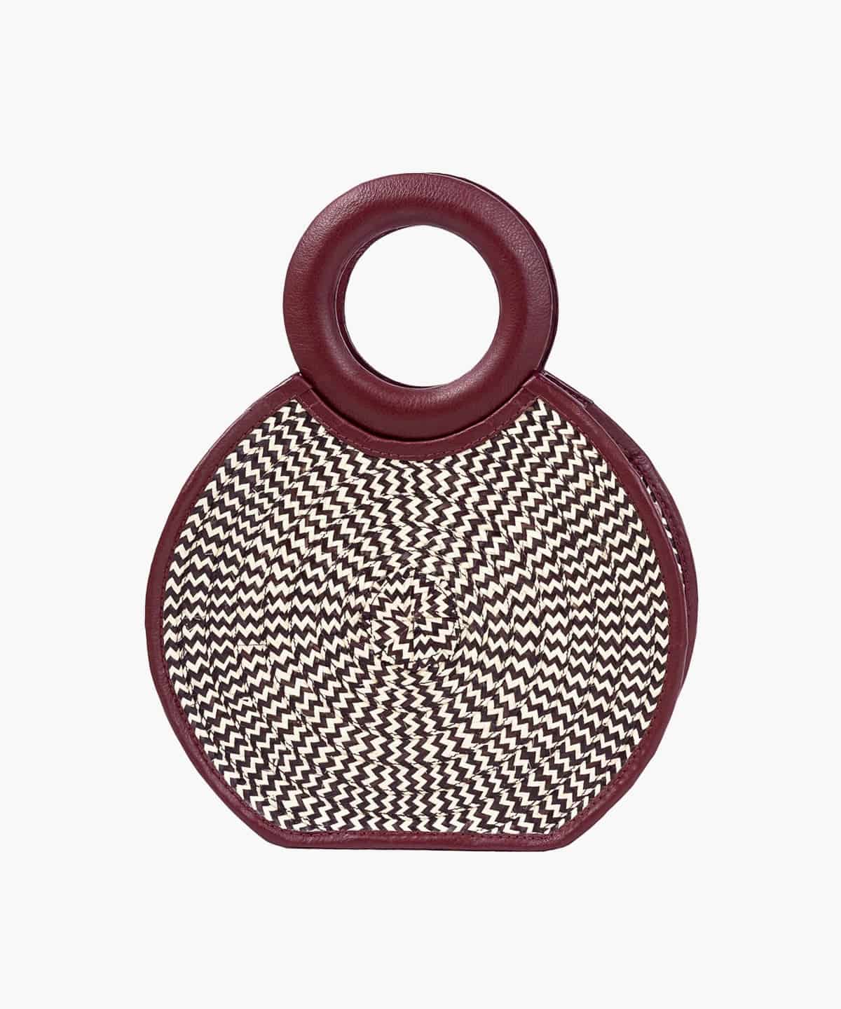 Zenú in Raffia and Leather - miniatura 1