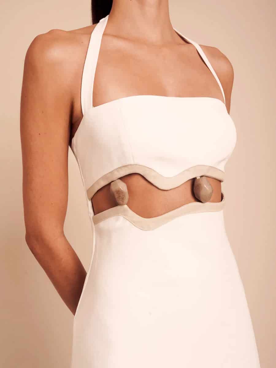 KLEIO DRESS IVORY - miniatura 6