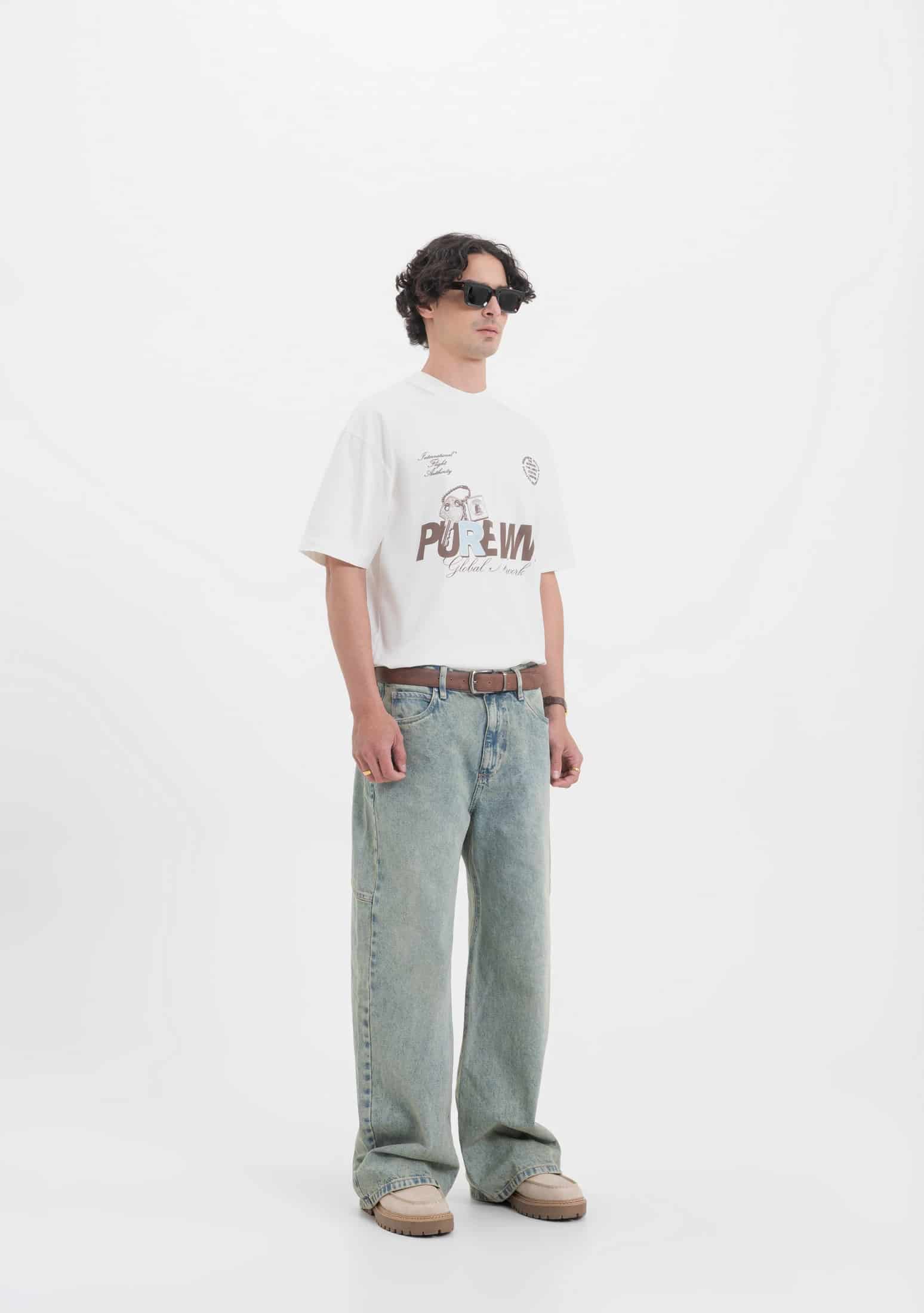 Across The Lines White Key T-Shirt - miniatura 4