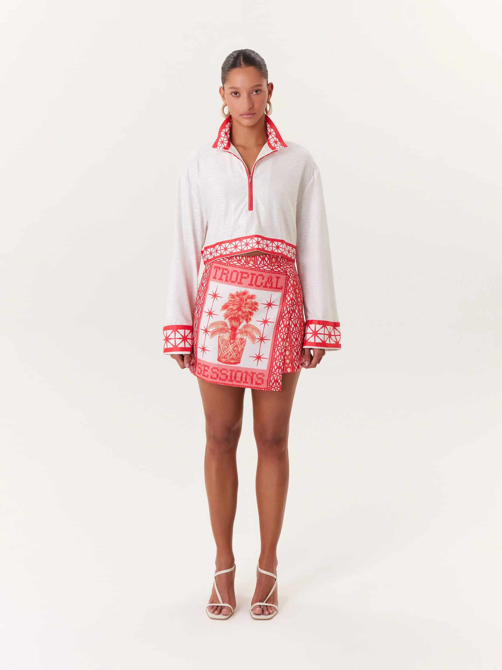 Cropped Top Tropical - Rosado - miniatura 1