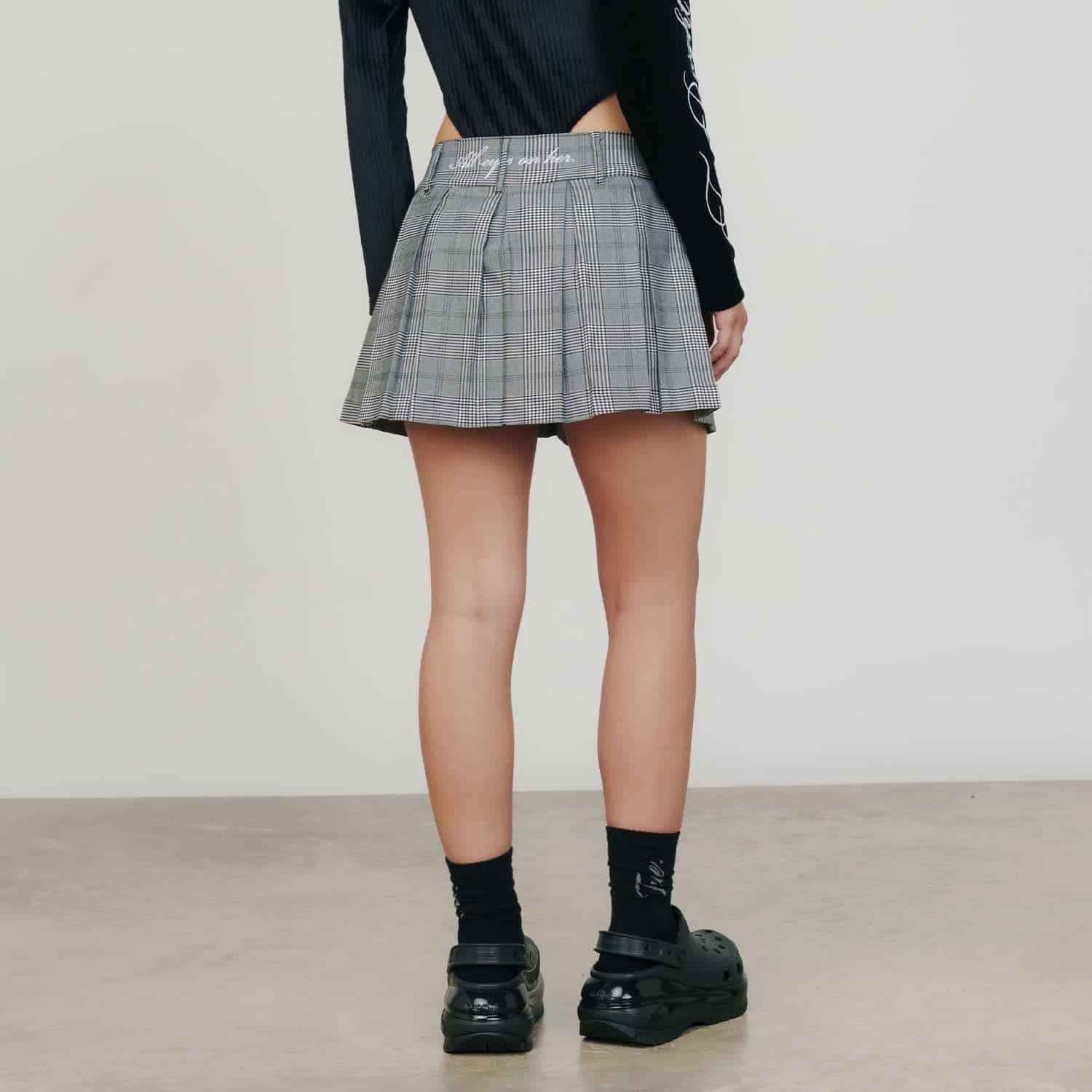 Drift Mini Skirt - Gray - miniatura 3