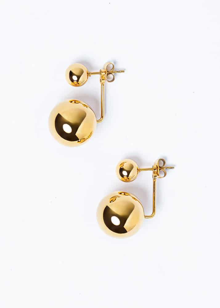 Aretes Maxi Saka Rosado - miniatura 2