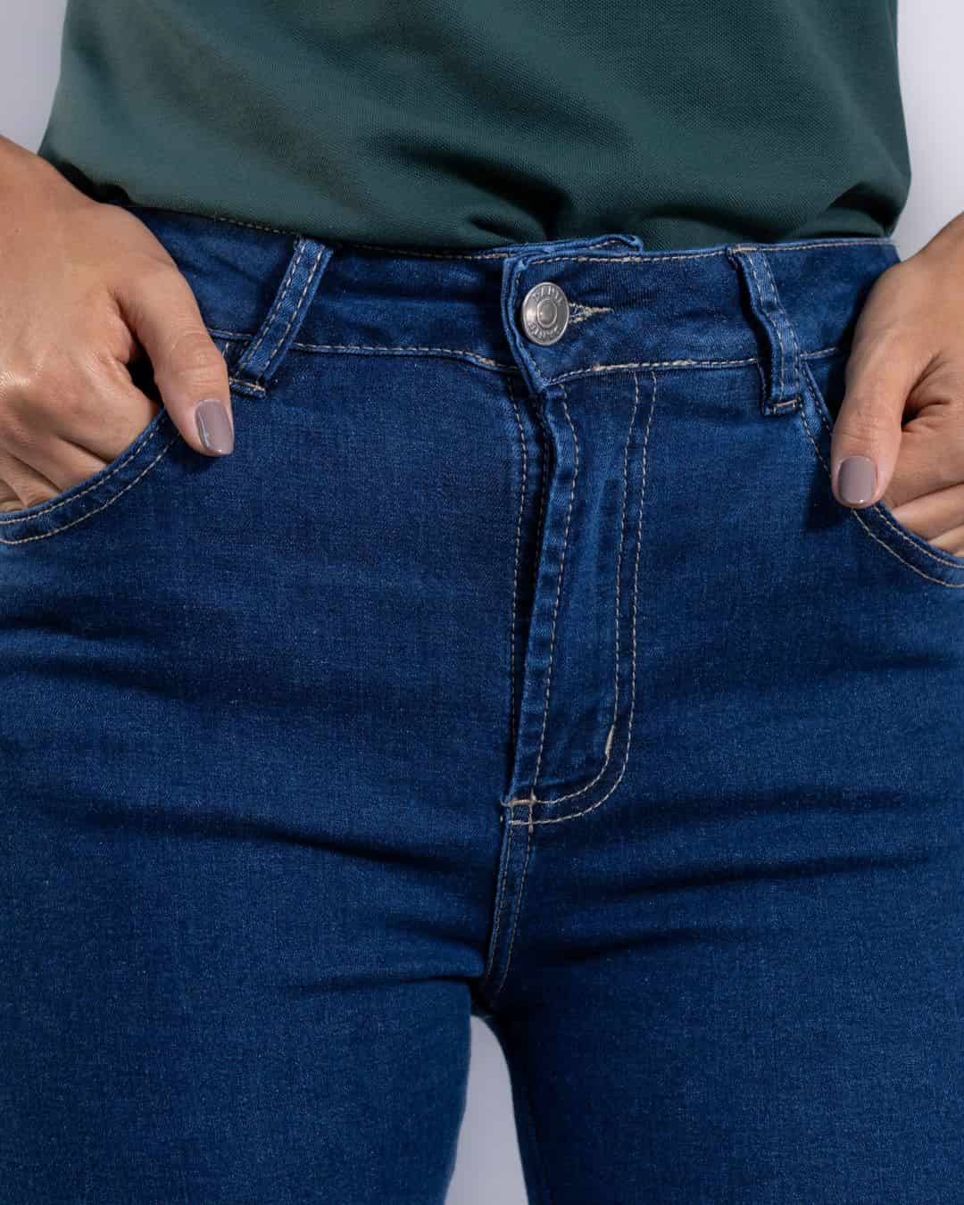 Jean Elastico Skinny Azul Navy - miniatura 3