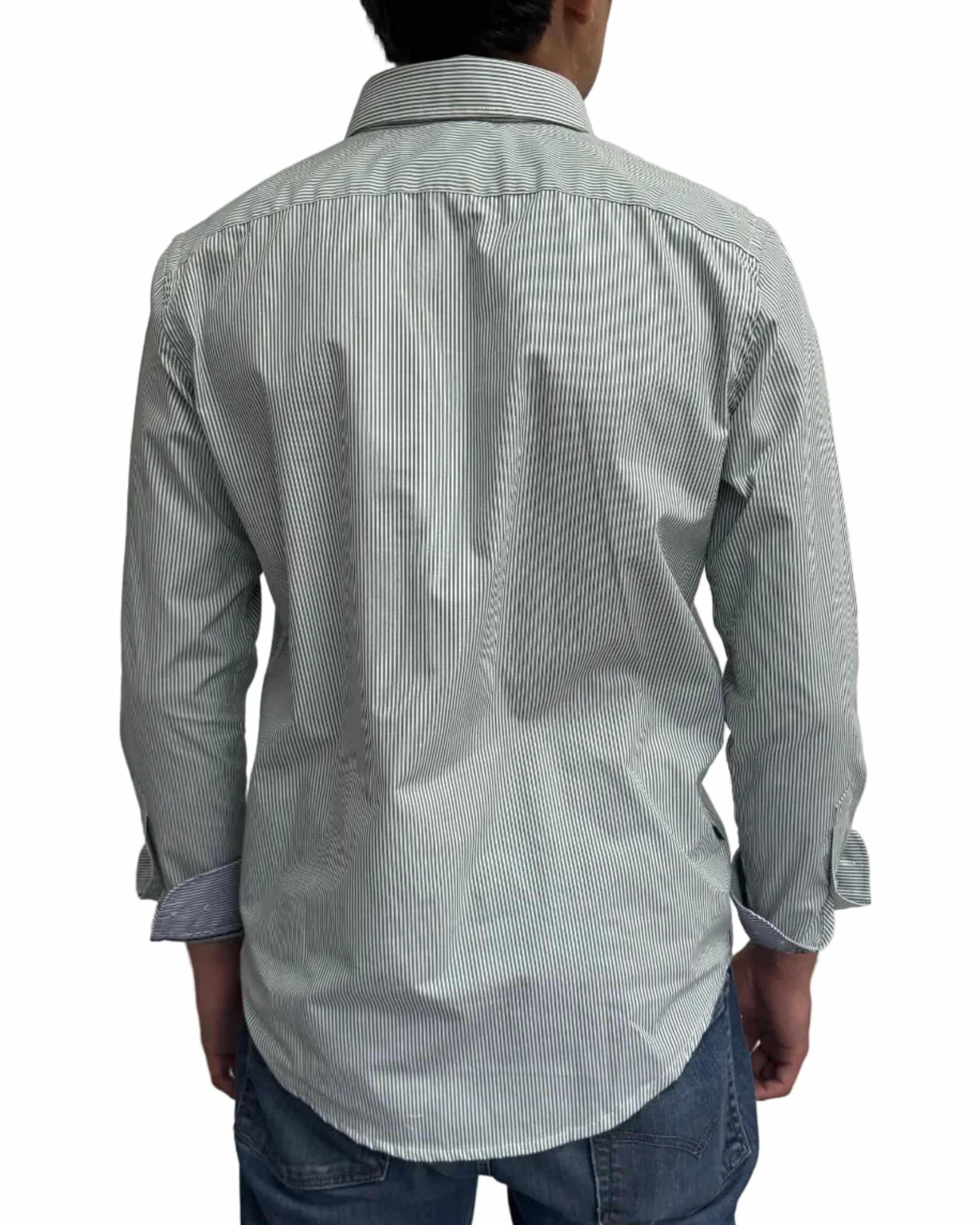 Camisa Rayas Verde - miniatura 5