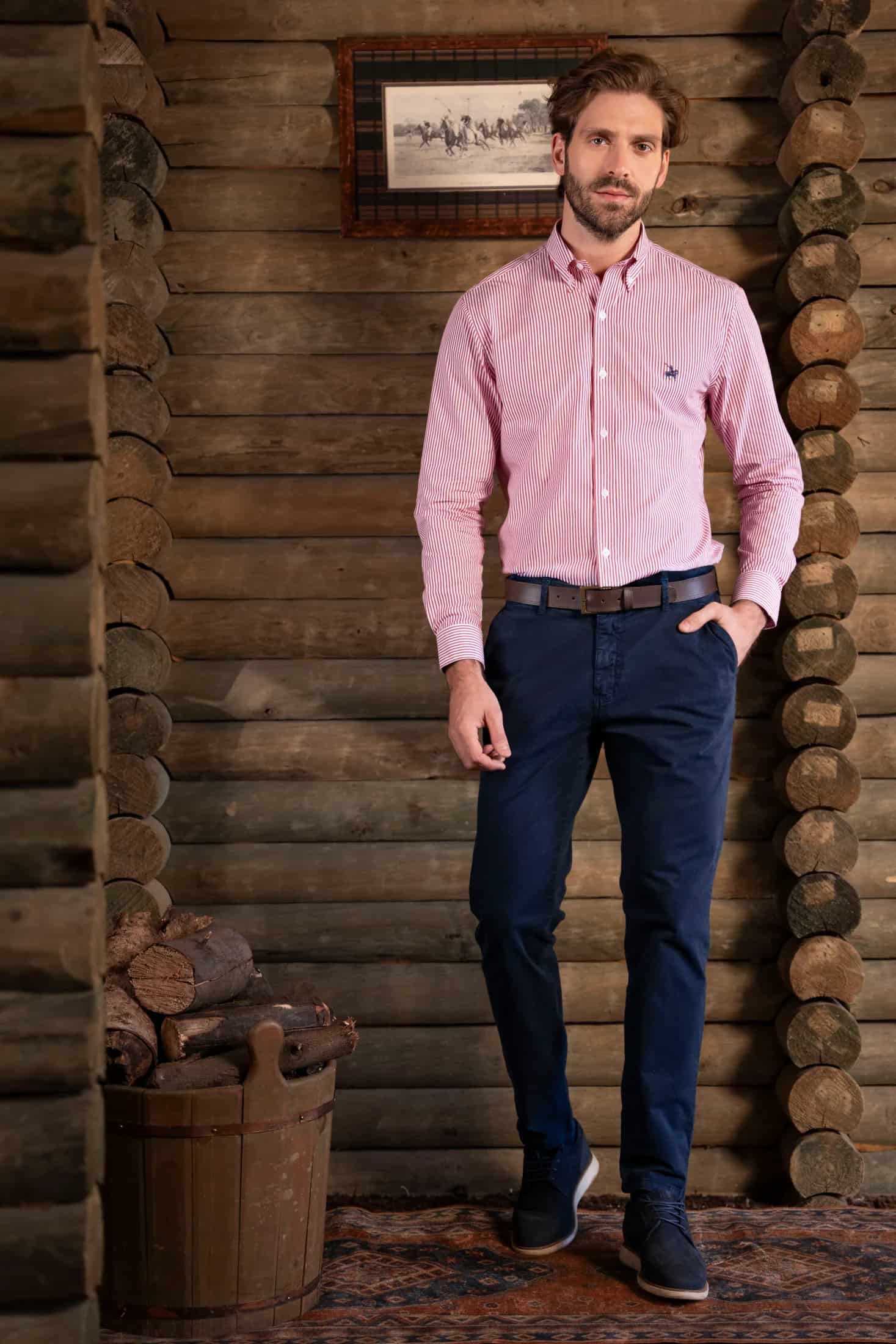 Camisa Cleverton Hombre Rojo - miniatura 8