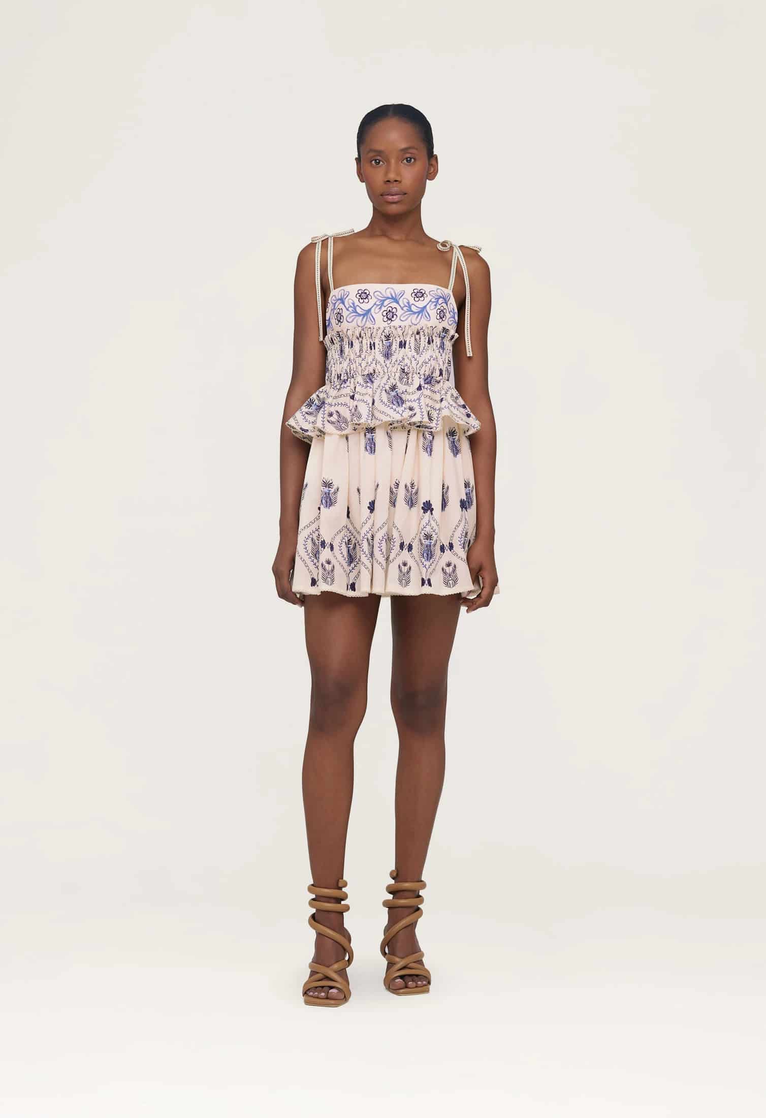 Salvador Jarron Mini Dress - miniatura 1