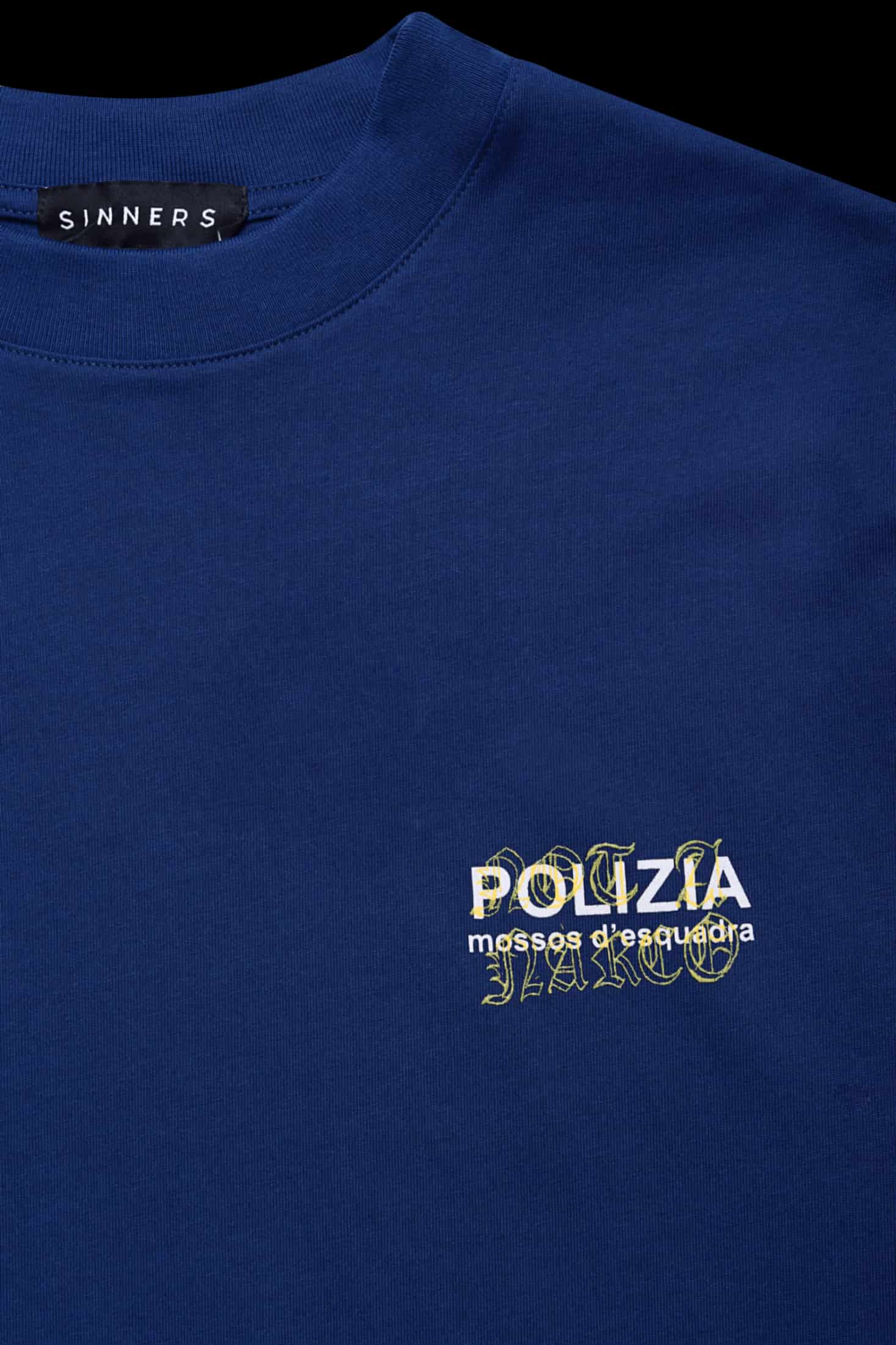 POLIZIA BLUE T-SHIRT - miniatura 4
