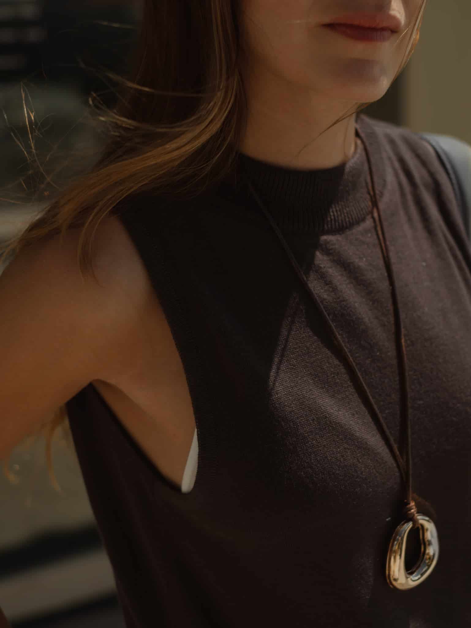 SOFT HIGH NECK - BROWN - miniatura 5