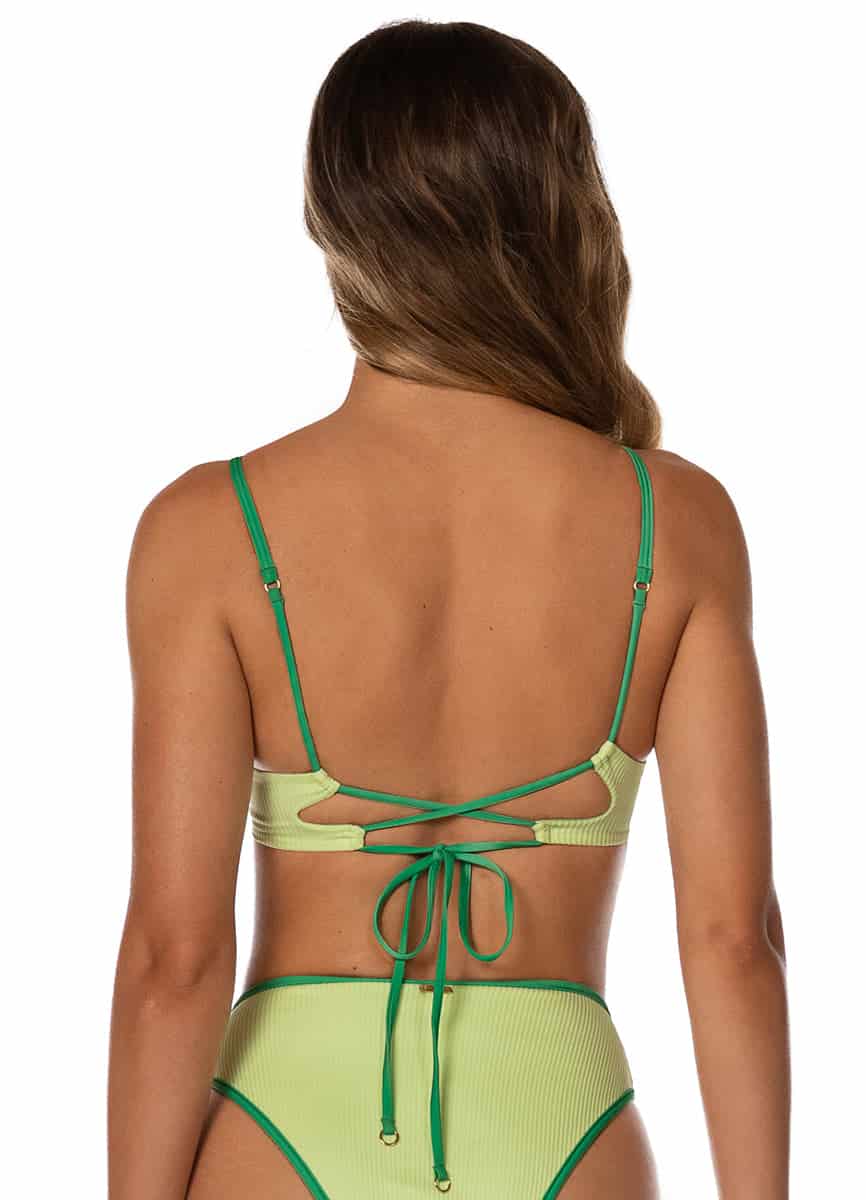 Maaji Green Symphony Dainty Unmolded Underwire Bikini Top - miniatura 3