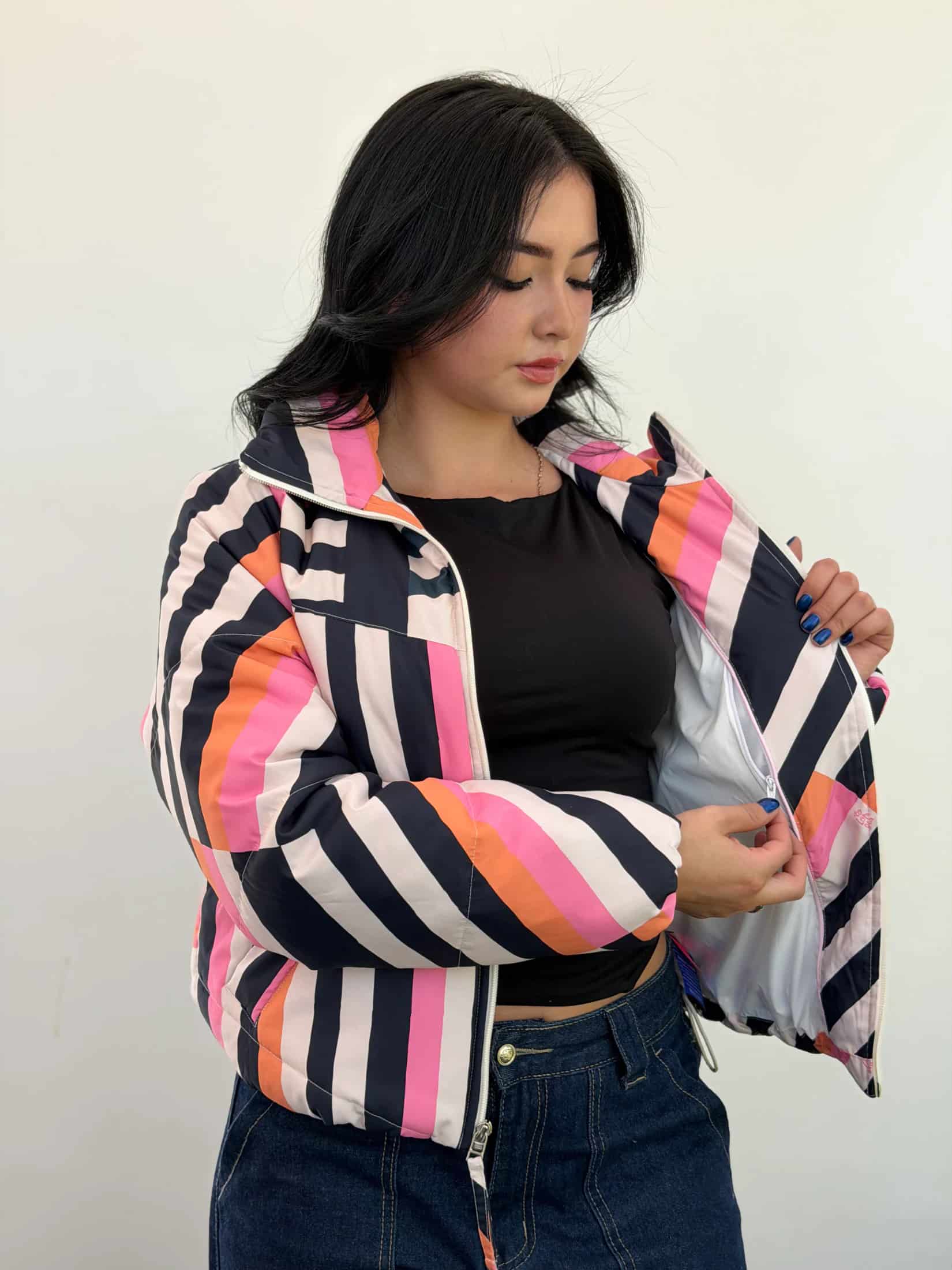 Puffer Jacket Beige Cromático - miniatura 1