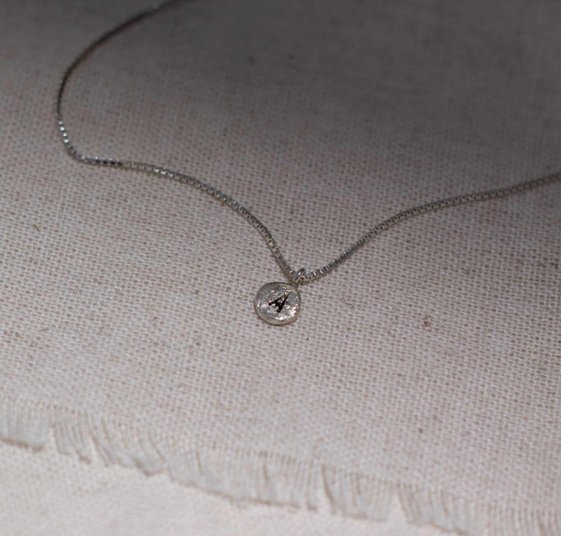 Collar moneda mini (Plata ley950) - miniatura 4