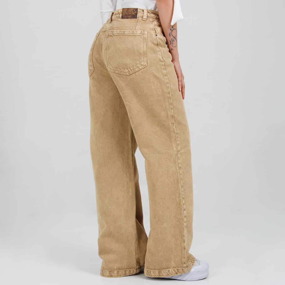 Jean Wide Leg Camel Ax-3096 Rigido - miniatura 3