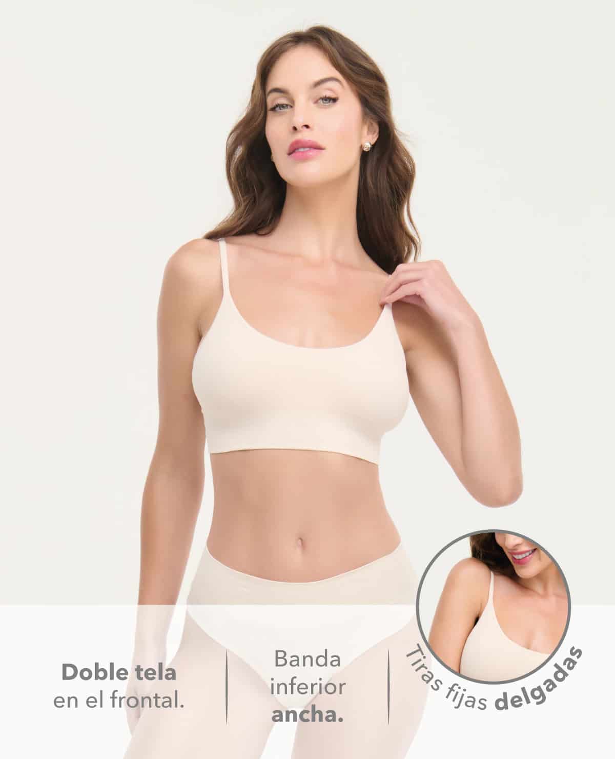 Top Seamless | Tiras Fijas | Ajuste Natural - miniatura 2