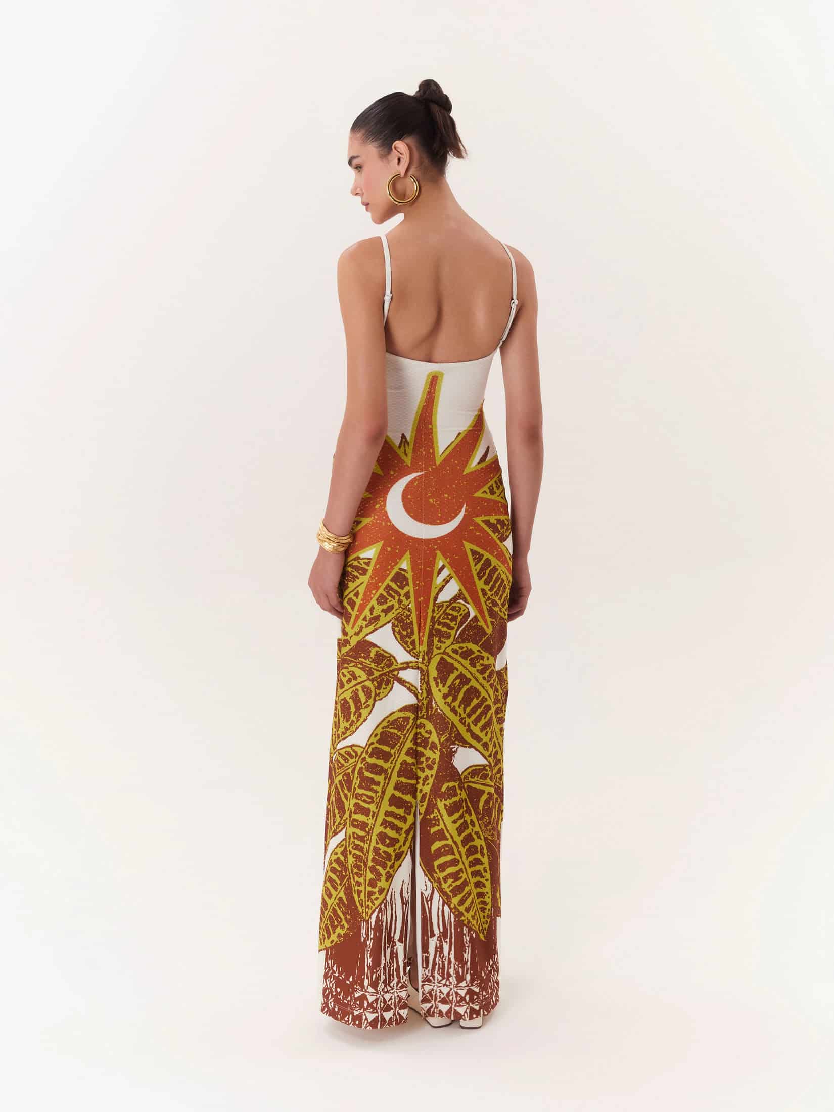 Maxi Dress Solar - Café - miniatura 3