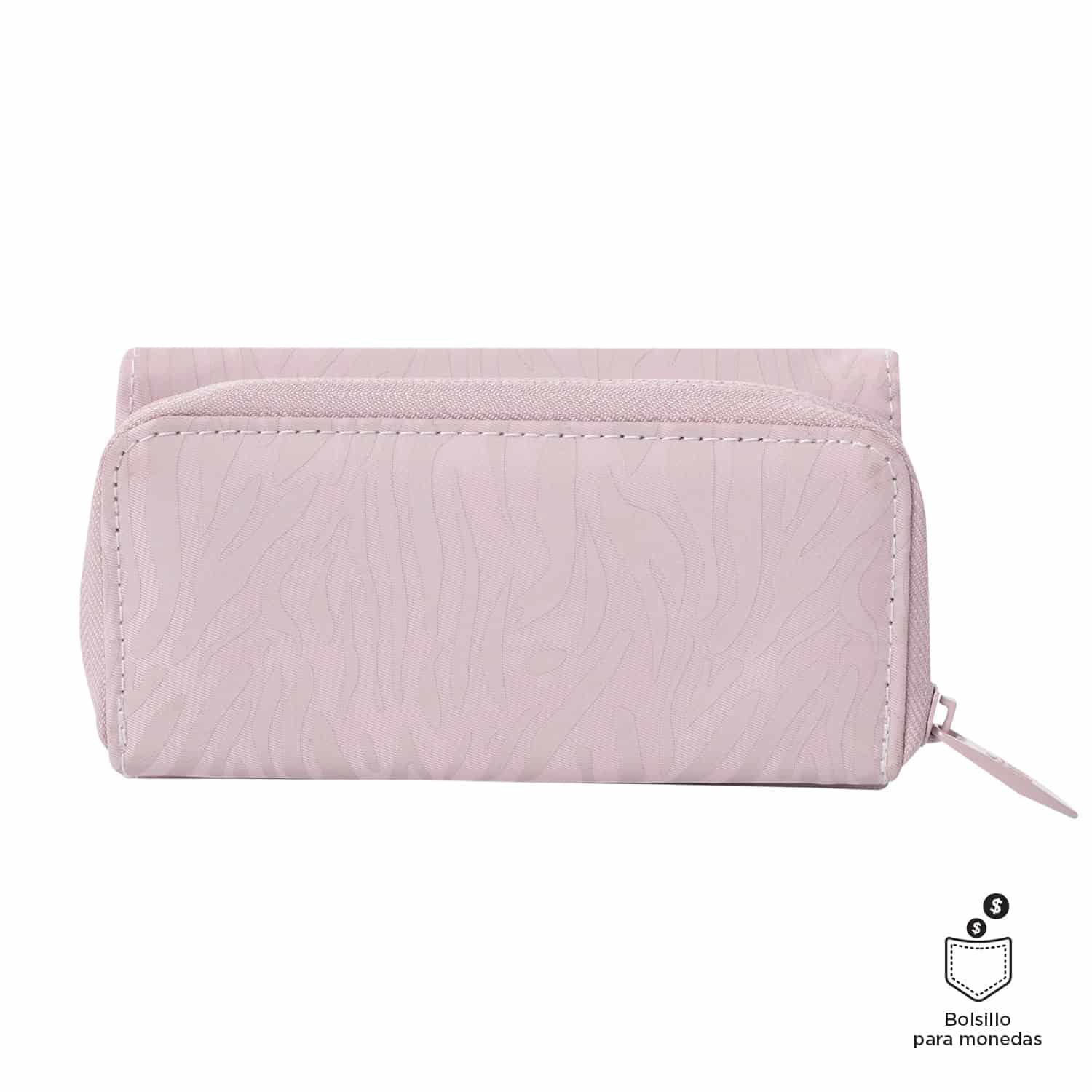 Billetera Texture Var con RFID Blocker Rosada - miniatura 5