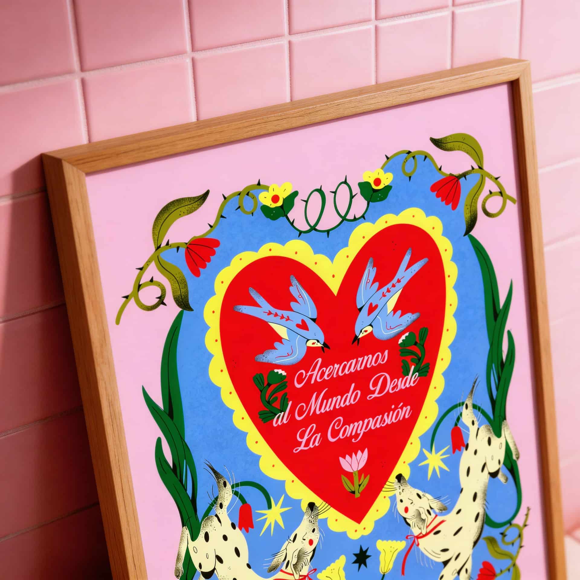 💗🐦 Póster Compasión - miniatura 2