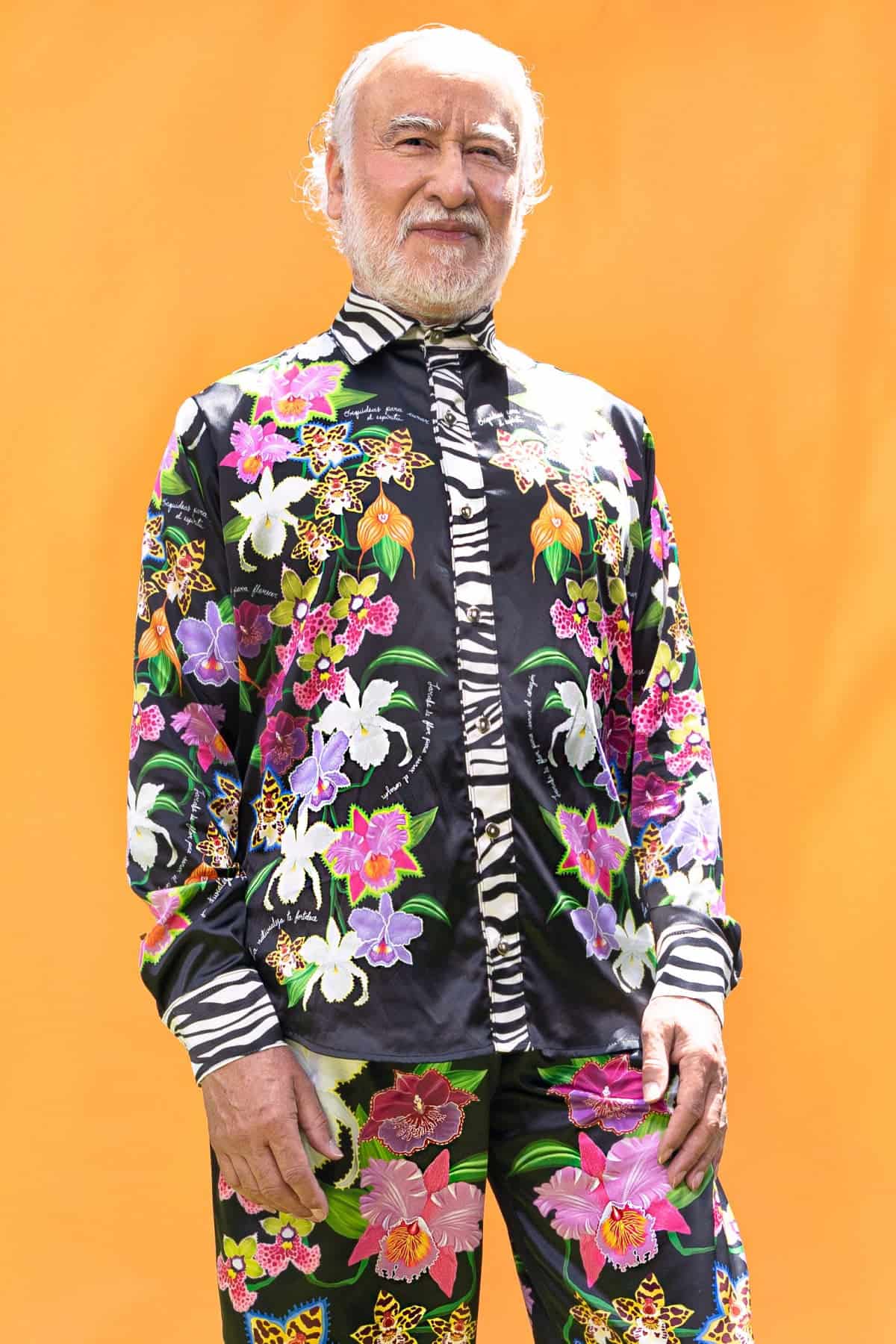 Camisa Manga Larga Unisex / Ilustración Jarabe de Flor Negra - miniatura 1