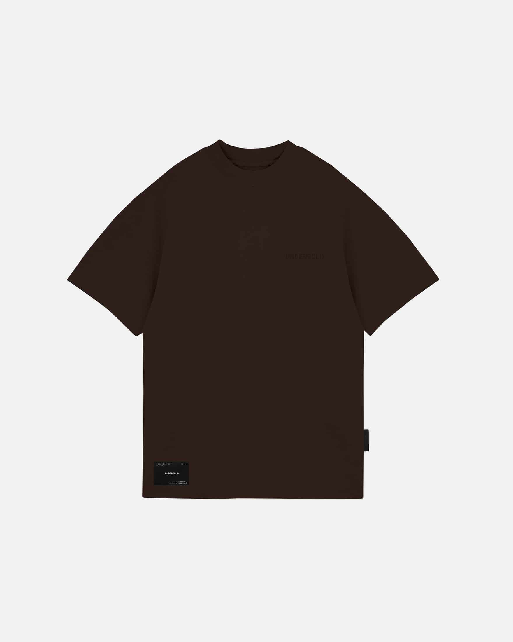 Line Logo Tshirt Brown - miniatura 3