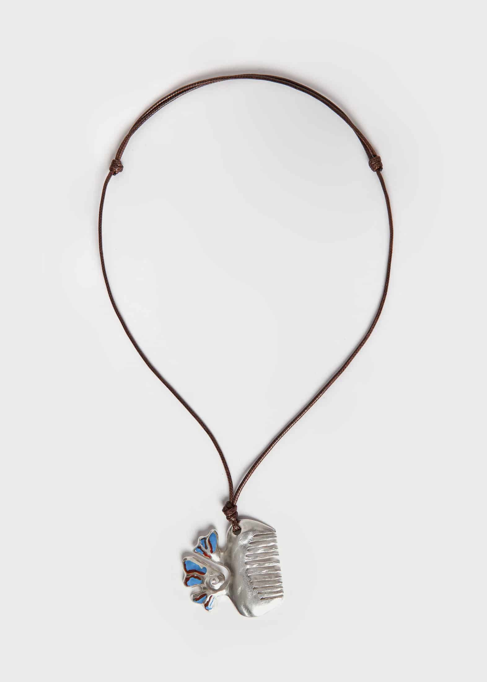 Collar Peineta Azul - miniatura 6