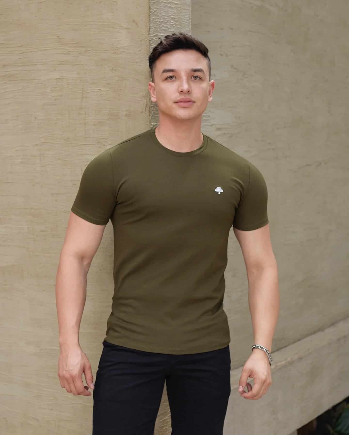T-Shirt Verde Militar - miniatura 1