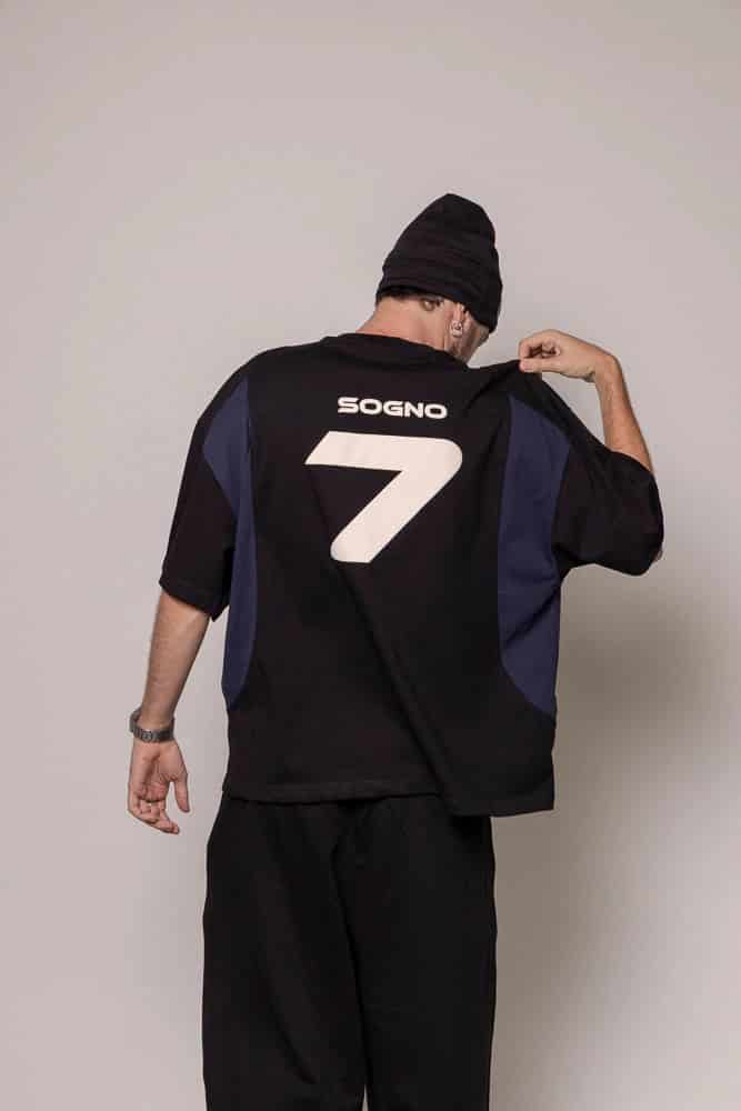 Camiseta Boxy Cortes 87/27-Negra - miniatura 5
