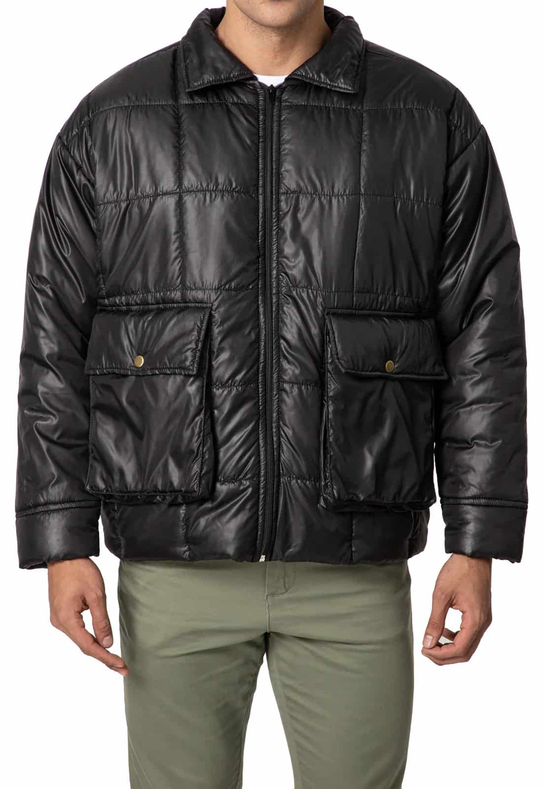 Chaqueta puffer negra - miniatura 4