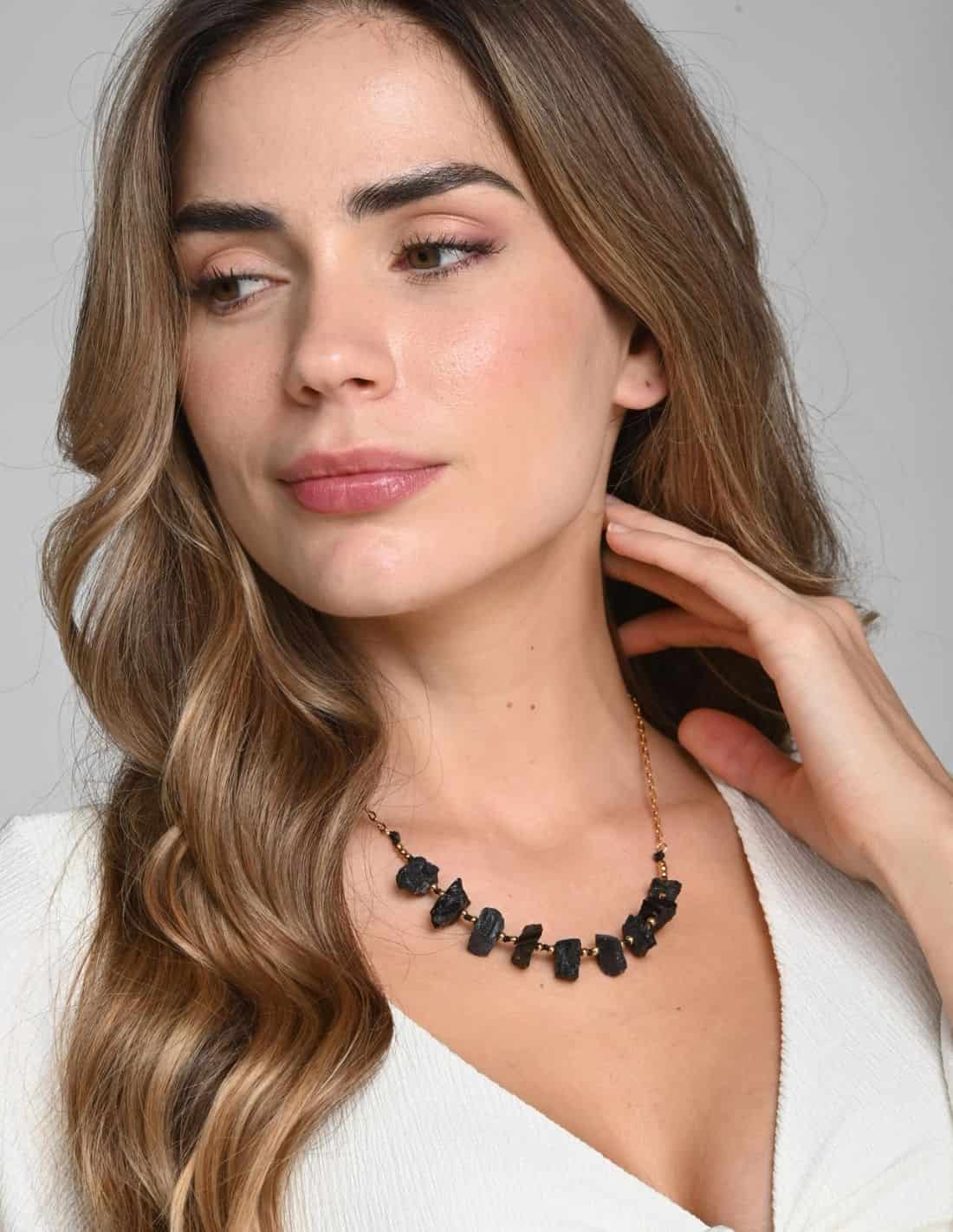 Collar Narella Tourmaline + Black - miniatura 2