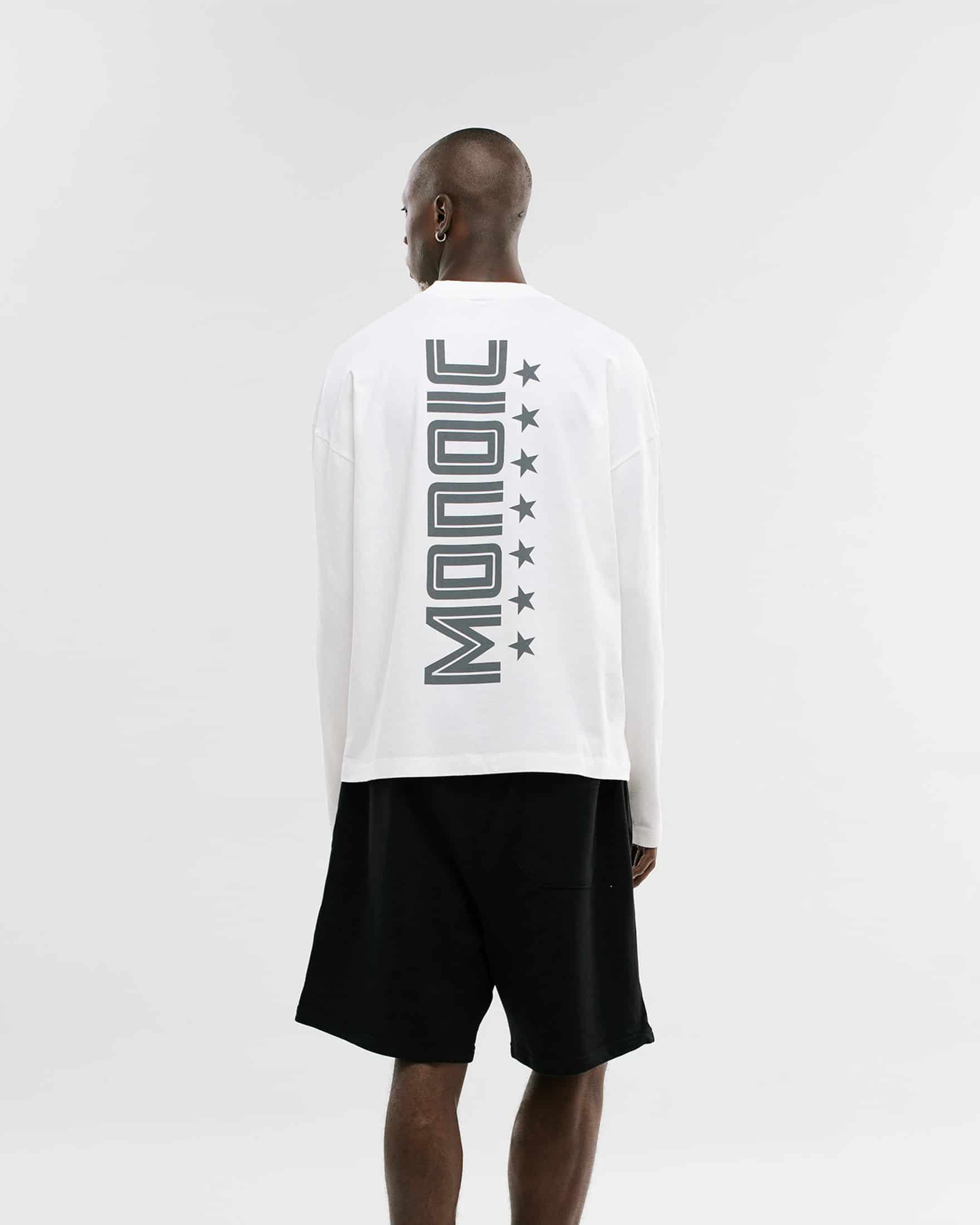 Camiseta Oversized Shield Long Sleeve - Off White - miniatura 5