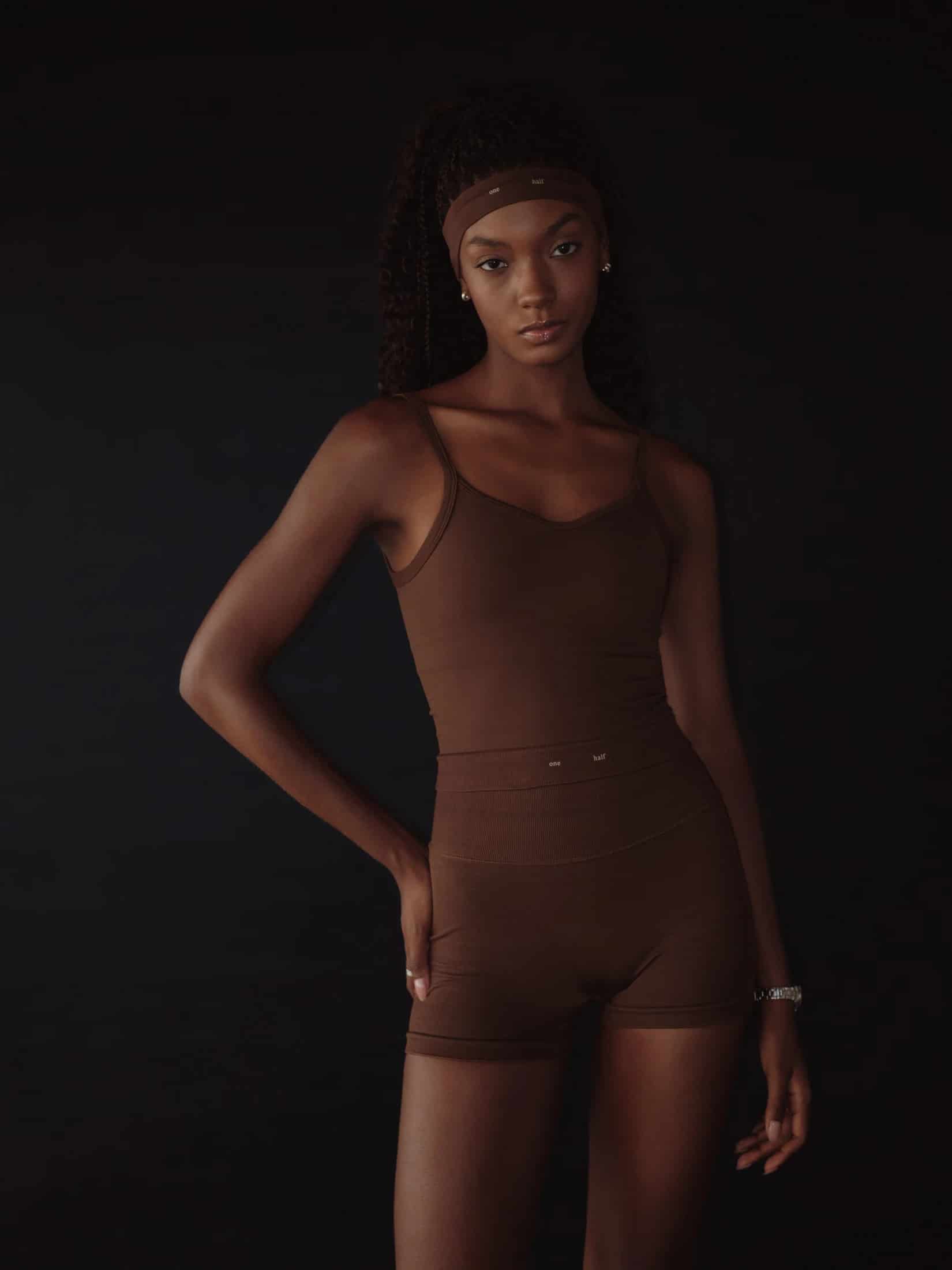 SOFT SEAMLESS TANK TOP - SEPIA - miniatura 6